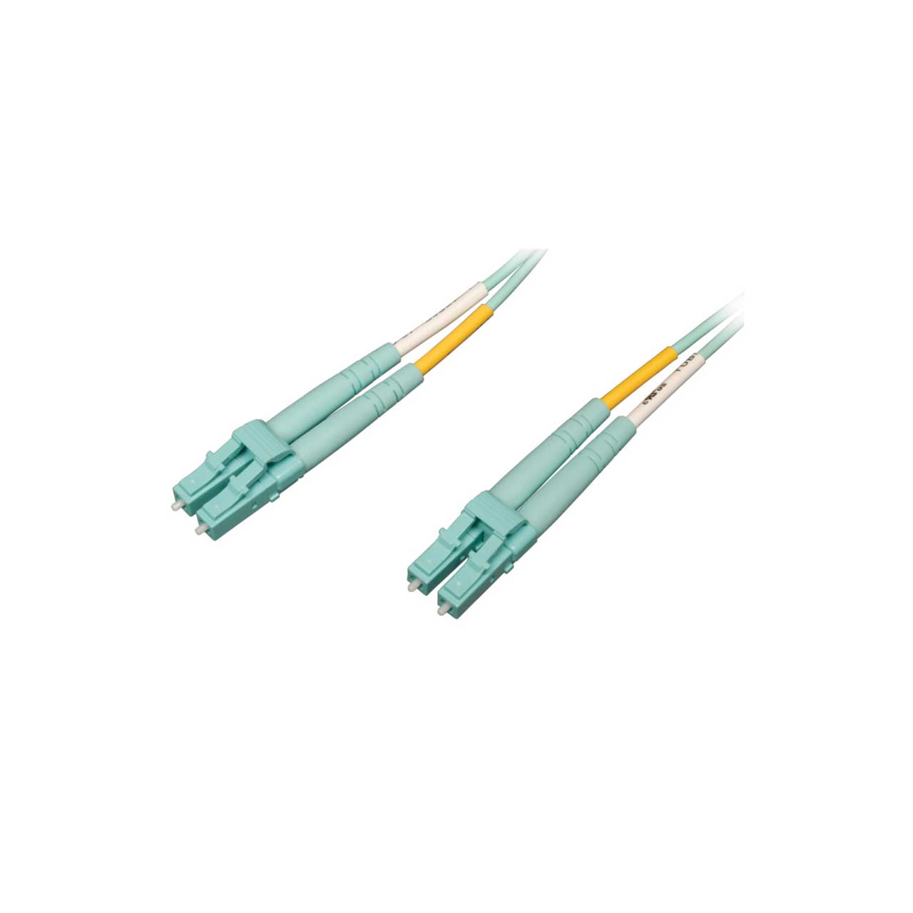 15M FIBER MULTIMODE LC/LC       50/125 OM4 DUPLEX AQUA PATCH CABL