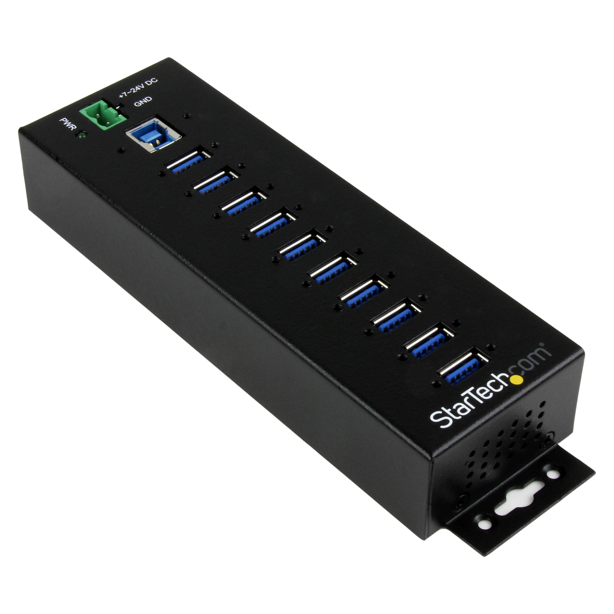 10 PORT USB 3.0 HUB METAL TAA   INDUSTRIAL MOUNTABLE HEAVY DUTY