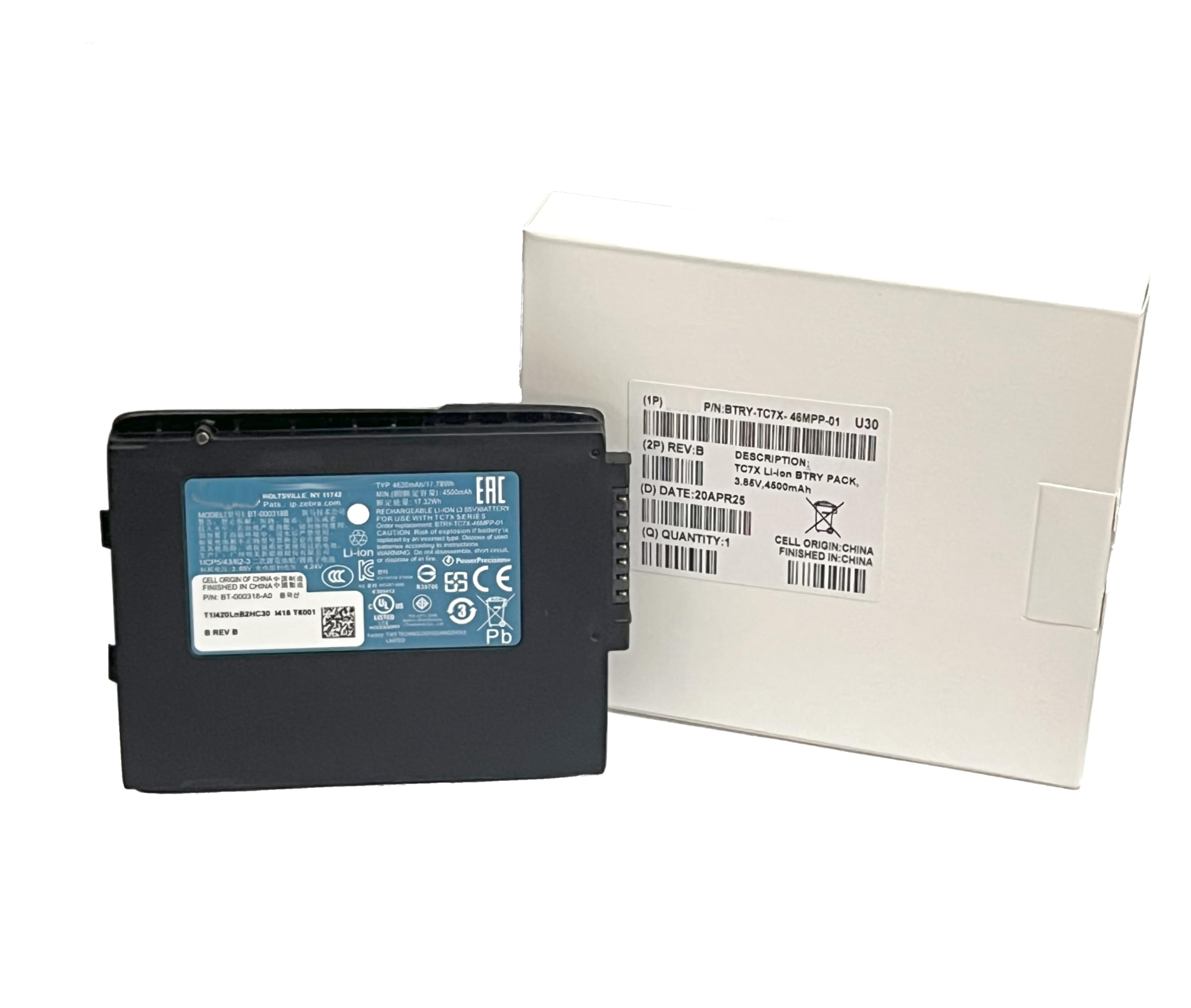 TC7X 4620 MAH LI-ION PWR        PRECISION PLUS BATT SINGLE PACK