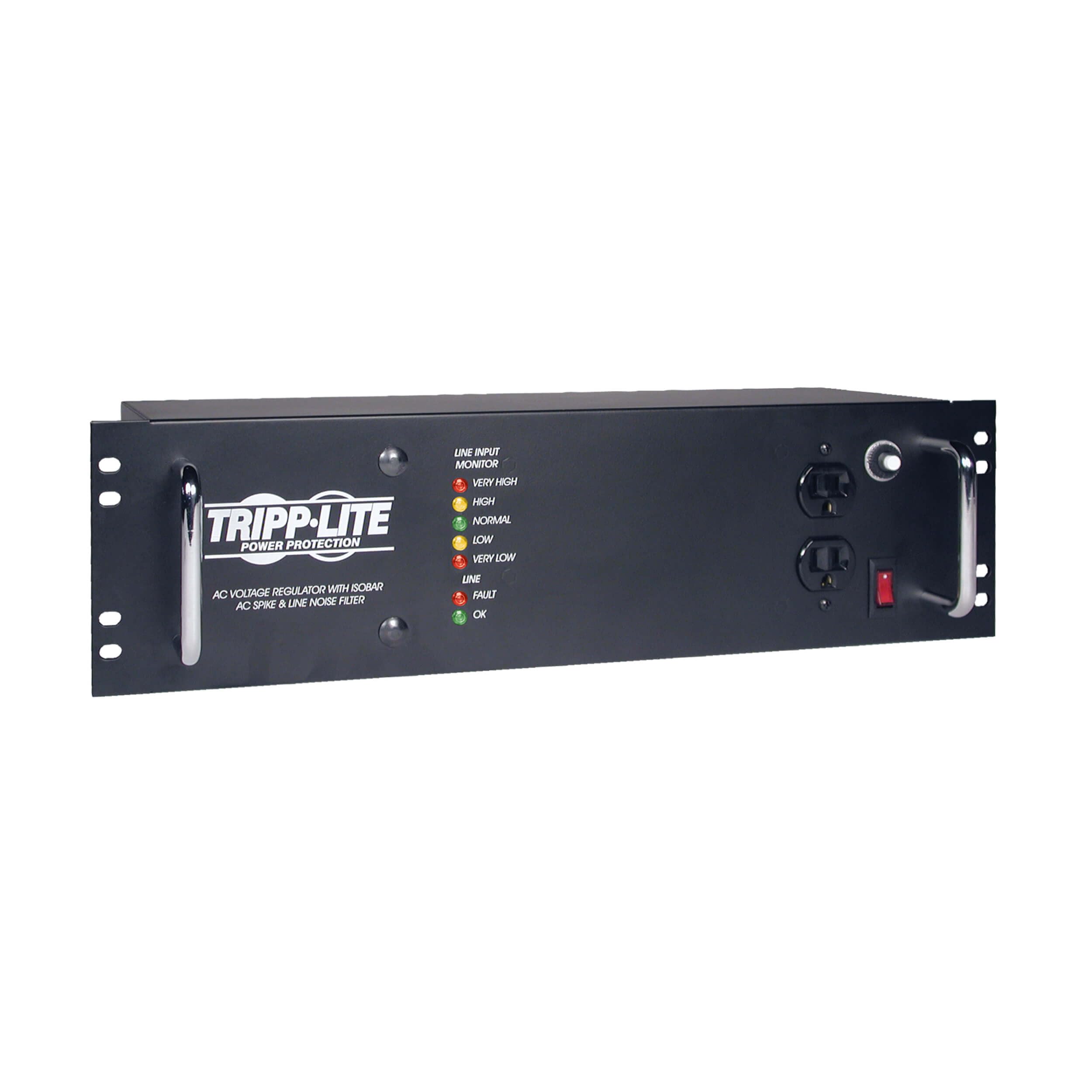 2400W LINE CONDITIONER AVR 3URM 120V AC SURGE 1440J 14 OUTLET 5-15R