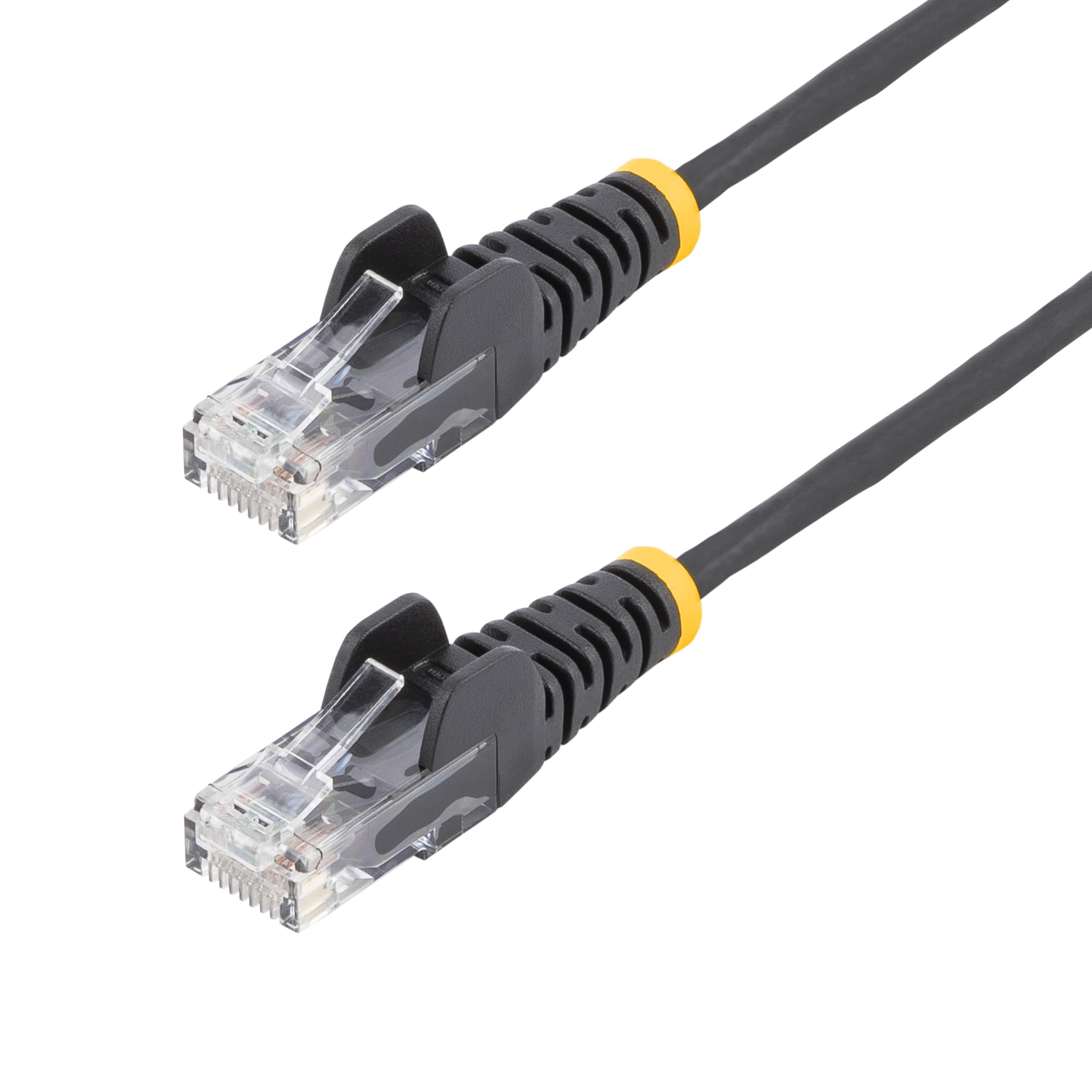 SLIM CAT6 CABLE BLACK LSZH SLIM SNAGLESS RJ45 UTP PATCH CABLE