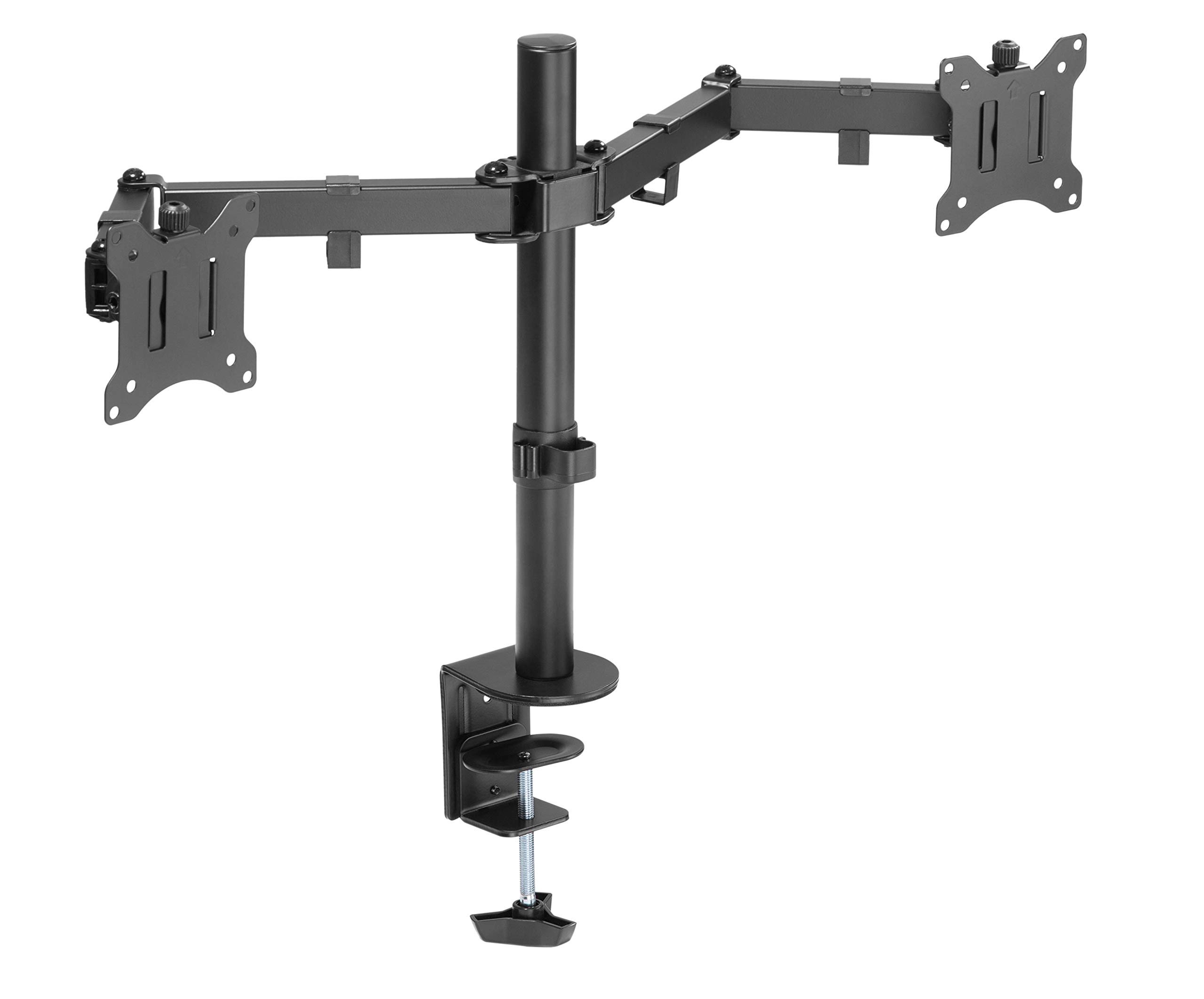 TILTING DUAL MOUNT CLAMP BASE   F/ 17IN-32IN W/ CBL MGMT ARM SWIVEL