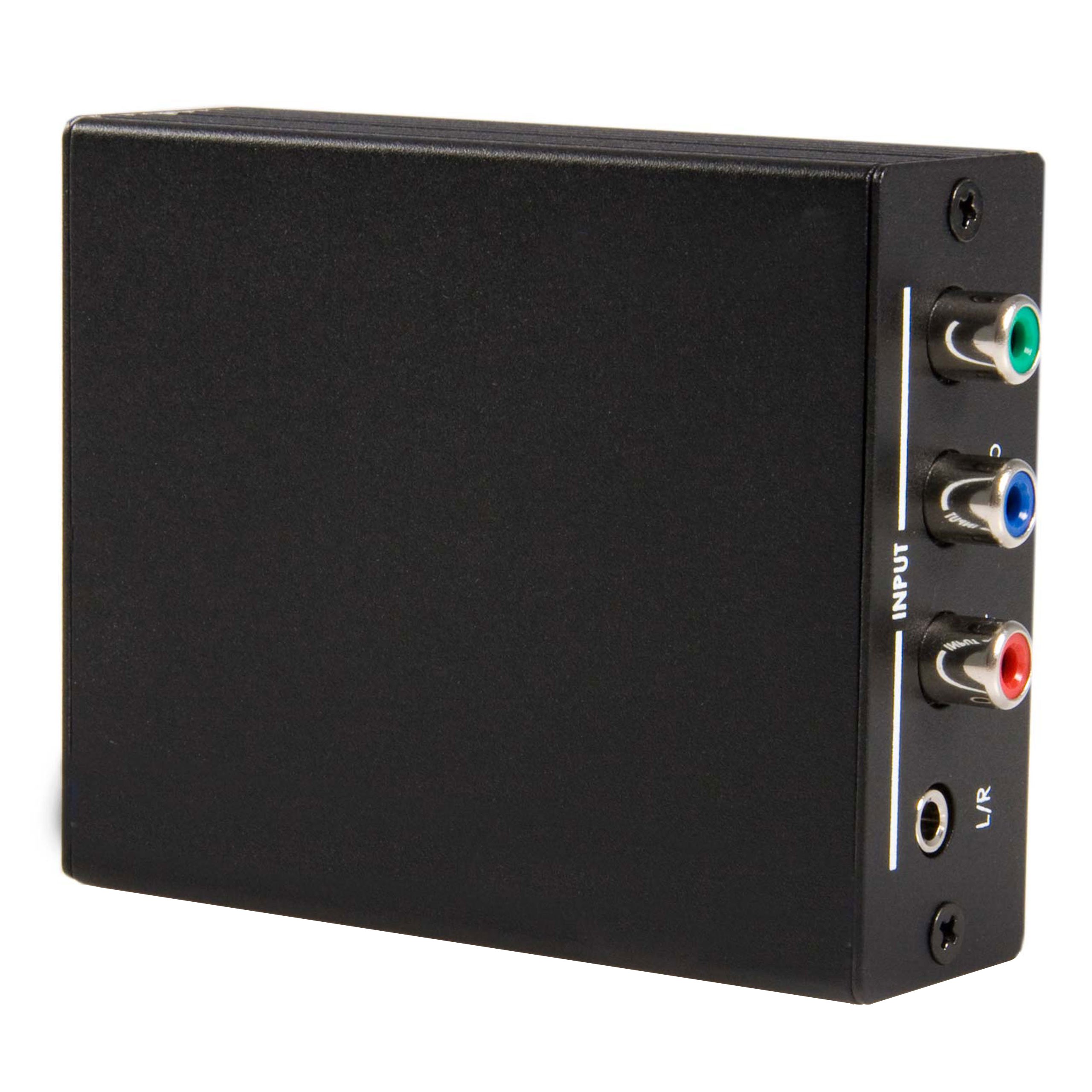 COMPONENT TO HDMI VIDEO CONVERTER WITH AUDIO - SUPPORTS A MAXIMUM RESOLUTION OF