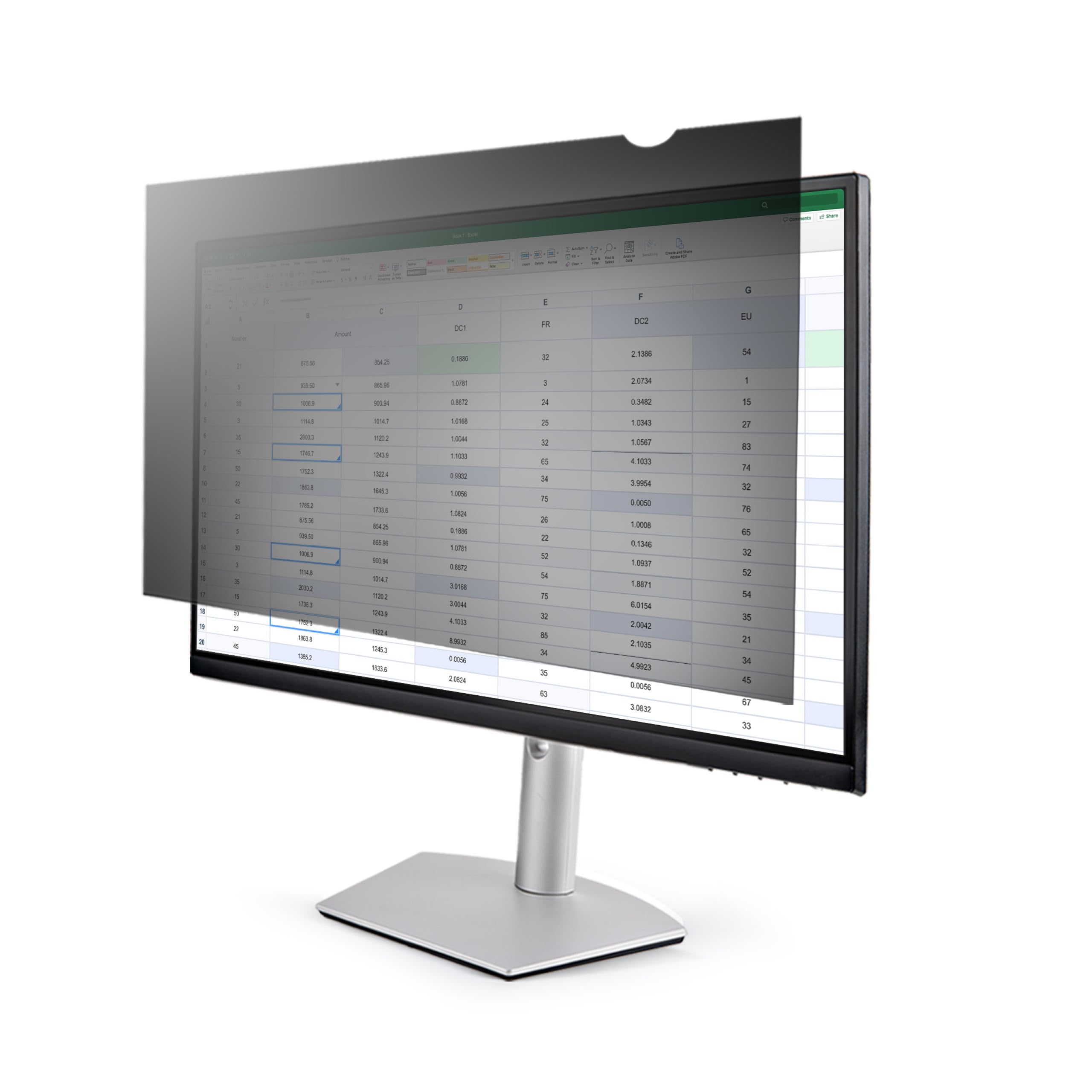 24 IN WIDESCREEN MONITOR PRIVACY SCREEN FOR SECURITY OUTSIDE +/-30 DEGREE VIEWIN