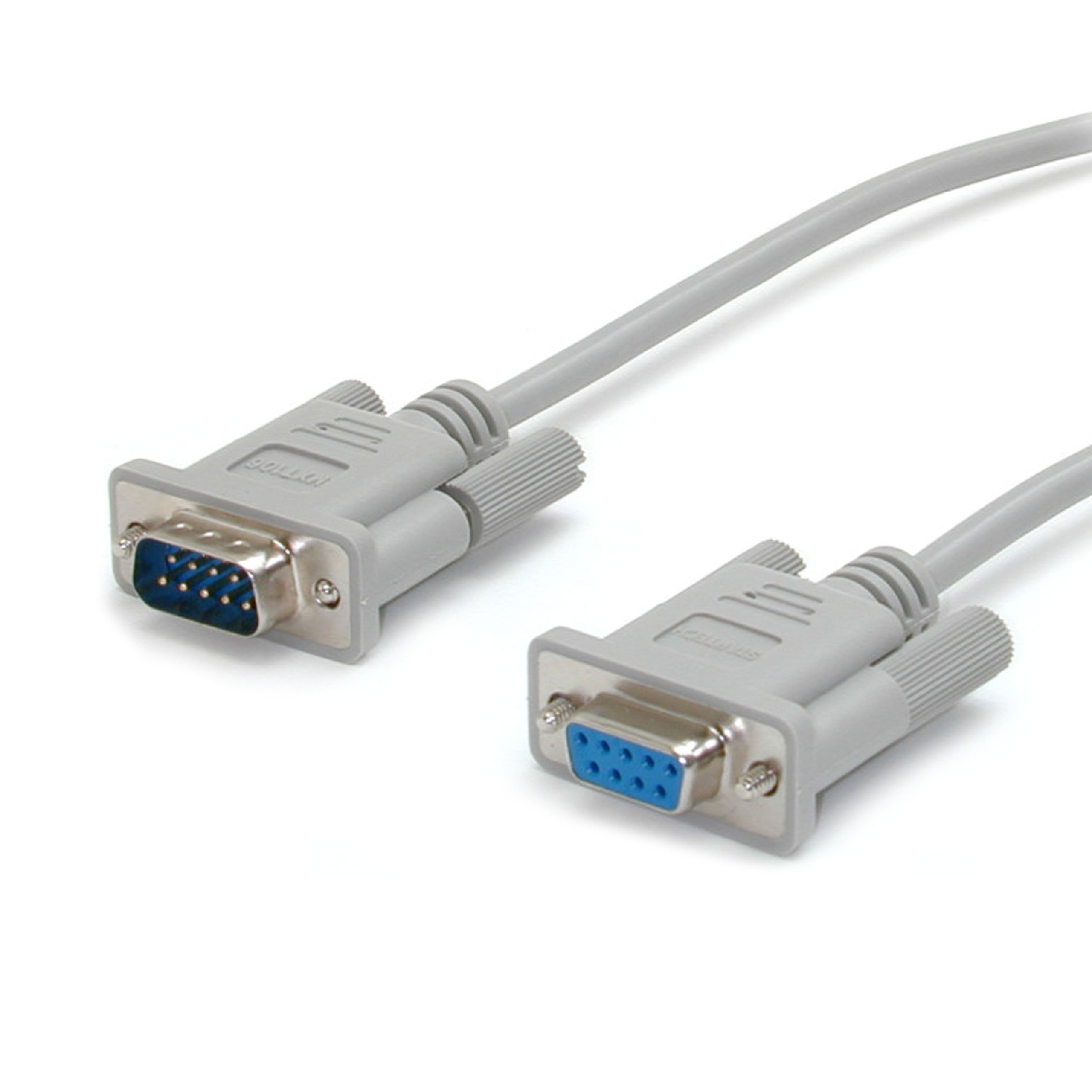 15FT VGA MONITOR NULL MODEM     SERIAL CABLE DB9 M/F