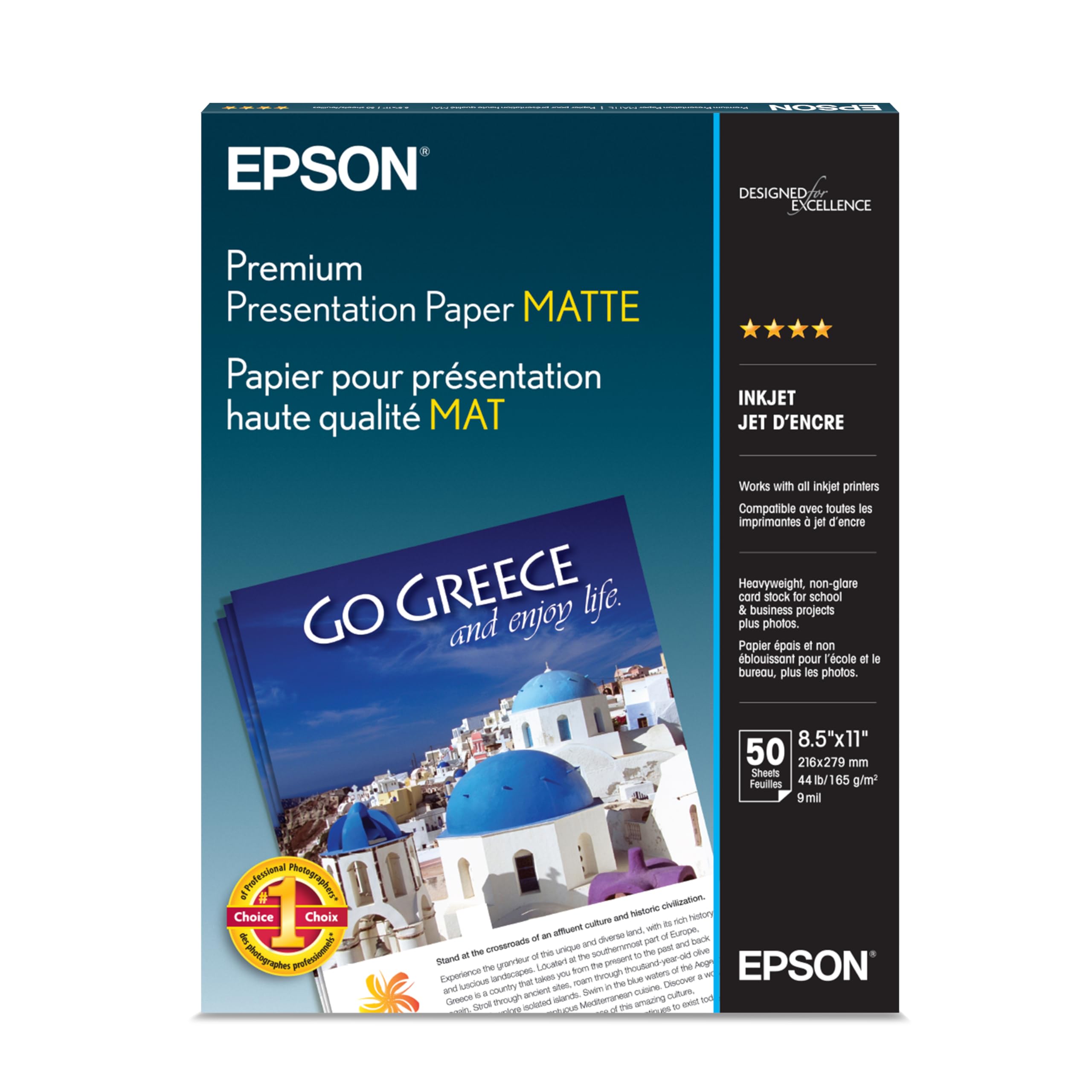 50 SHEET 8.5X11 LTR PAPER MATTE