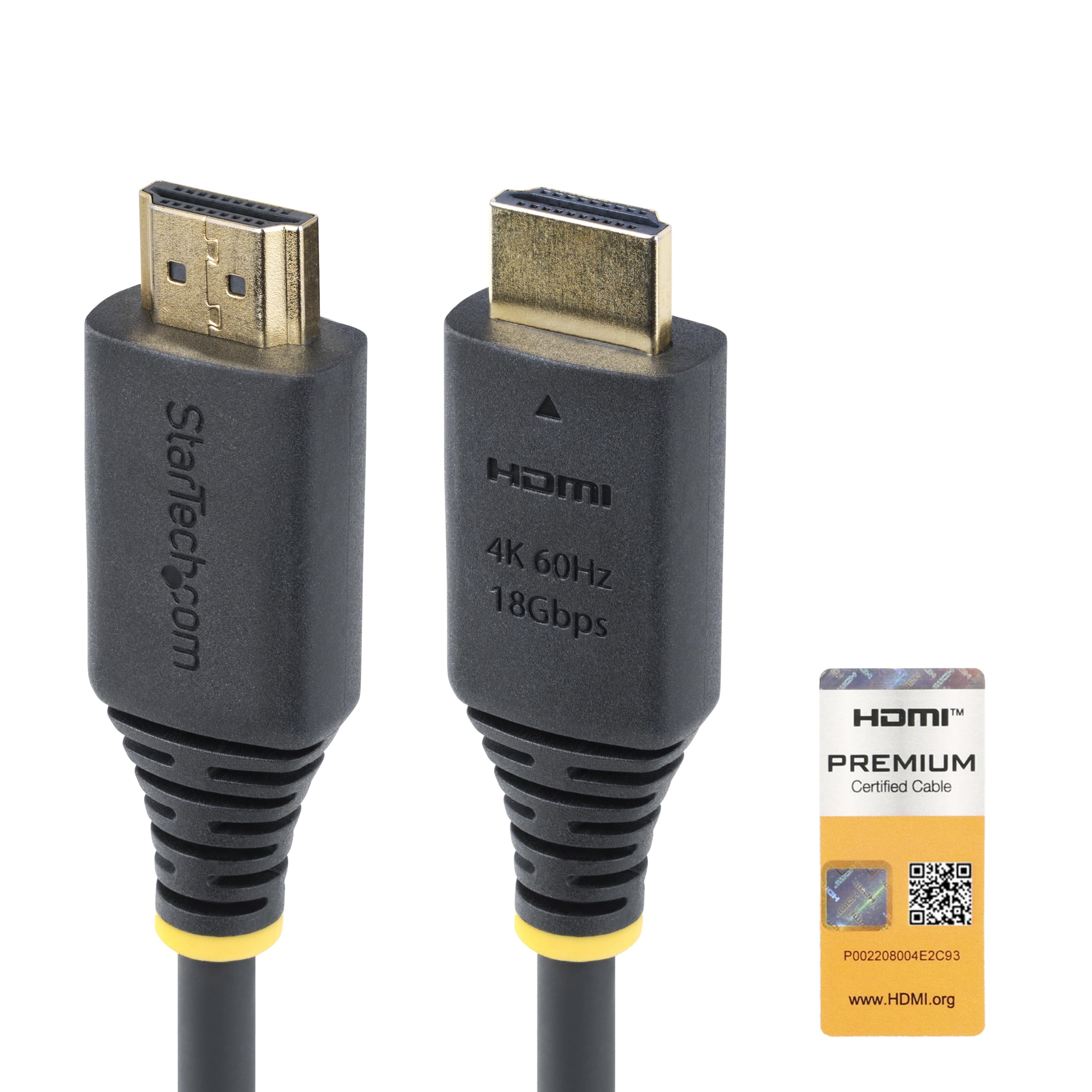 PREMIUM CERTIFIED HDMI CABLE    6FT HDMI CORD/4K 60HZ/HDR10/ARC