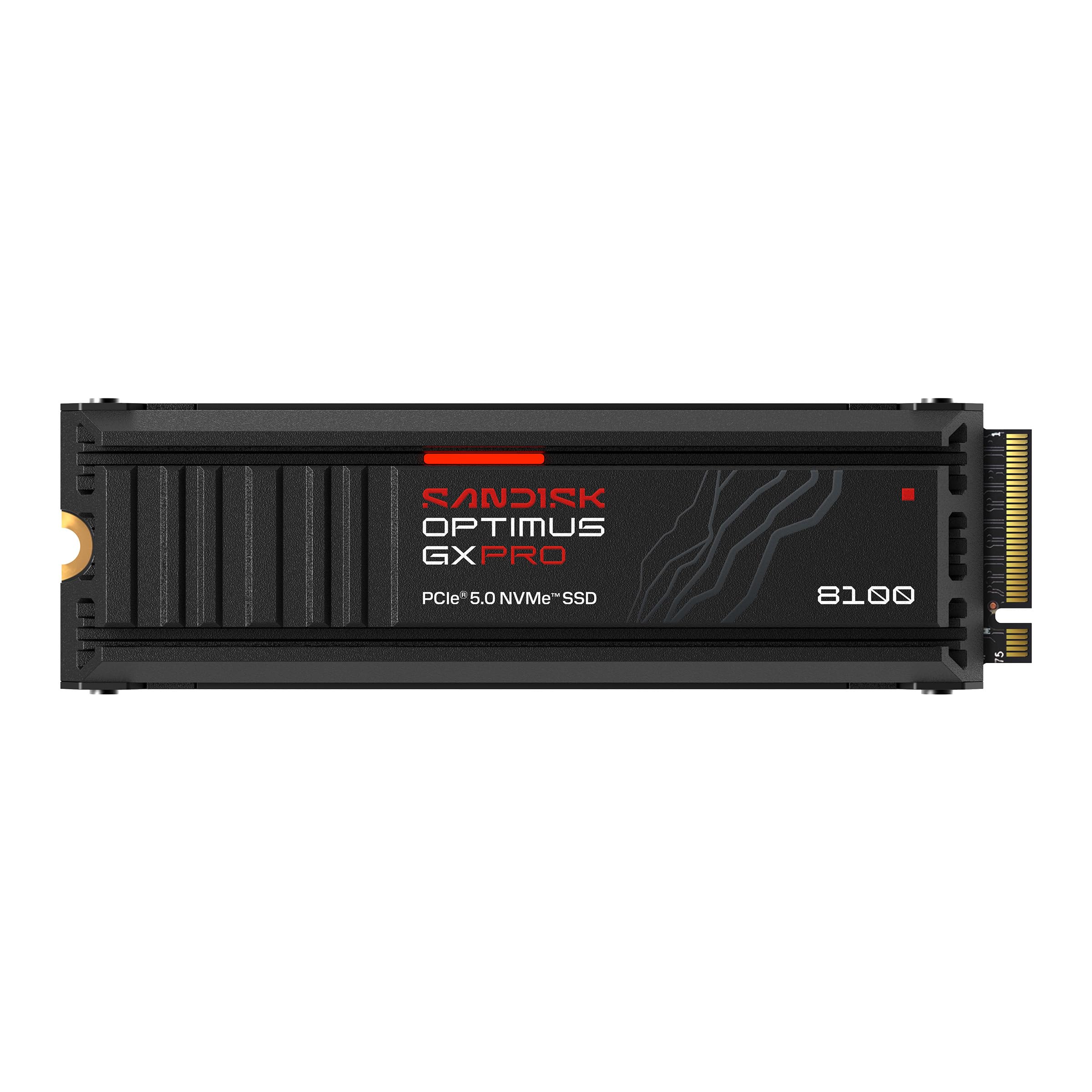 SANDISK OPTIMUS GX PRO 8100 PCIE 2000GB M2 - WITH HEATSINK