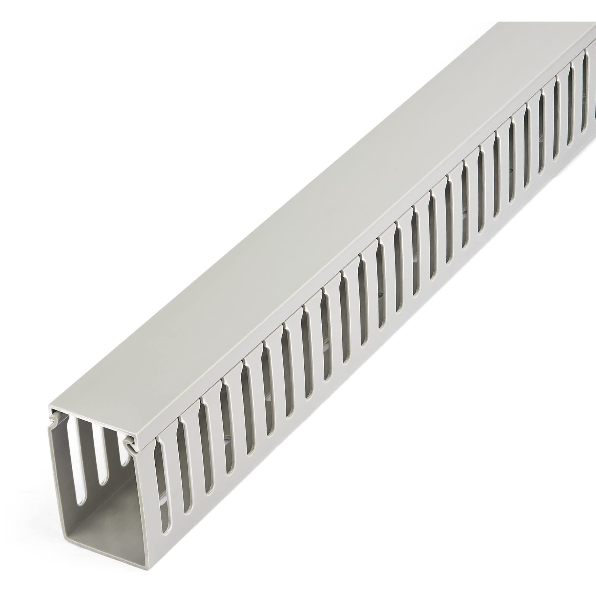 SLOTTED CABLE RACEWAY W/ COVER  OPEN SLOT CABLE MANAGEMENT DUCT