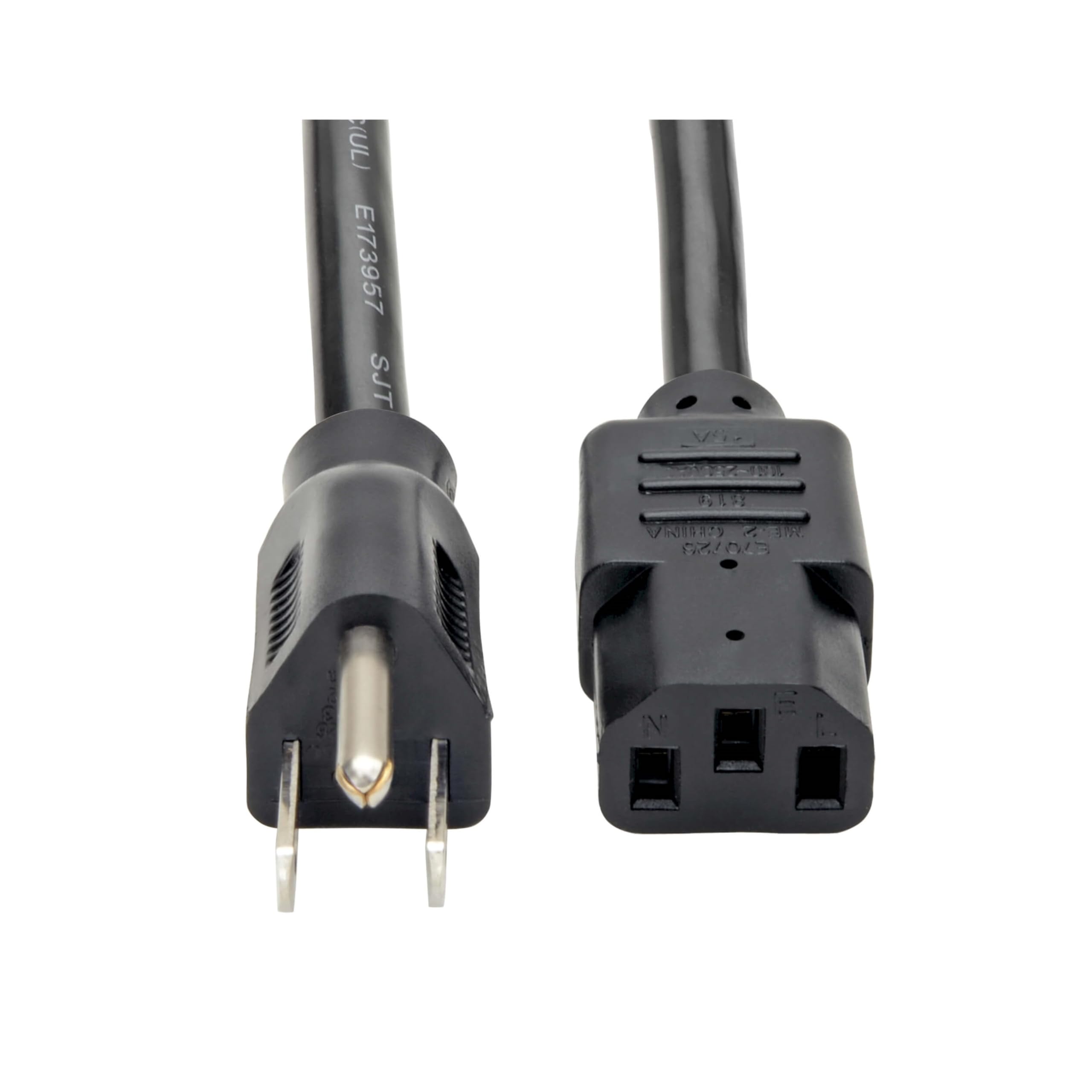6FT COMPUTER POWER CORD 14AWG   15A 125V 5-15P TO C13 HEAVY DUTY