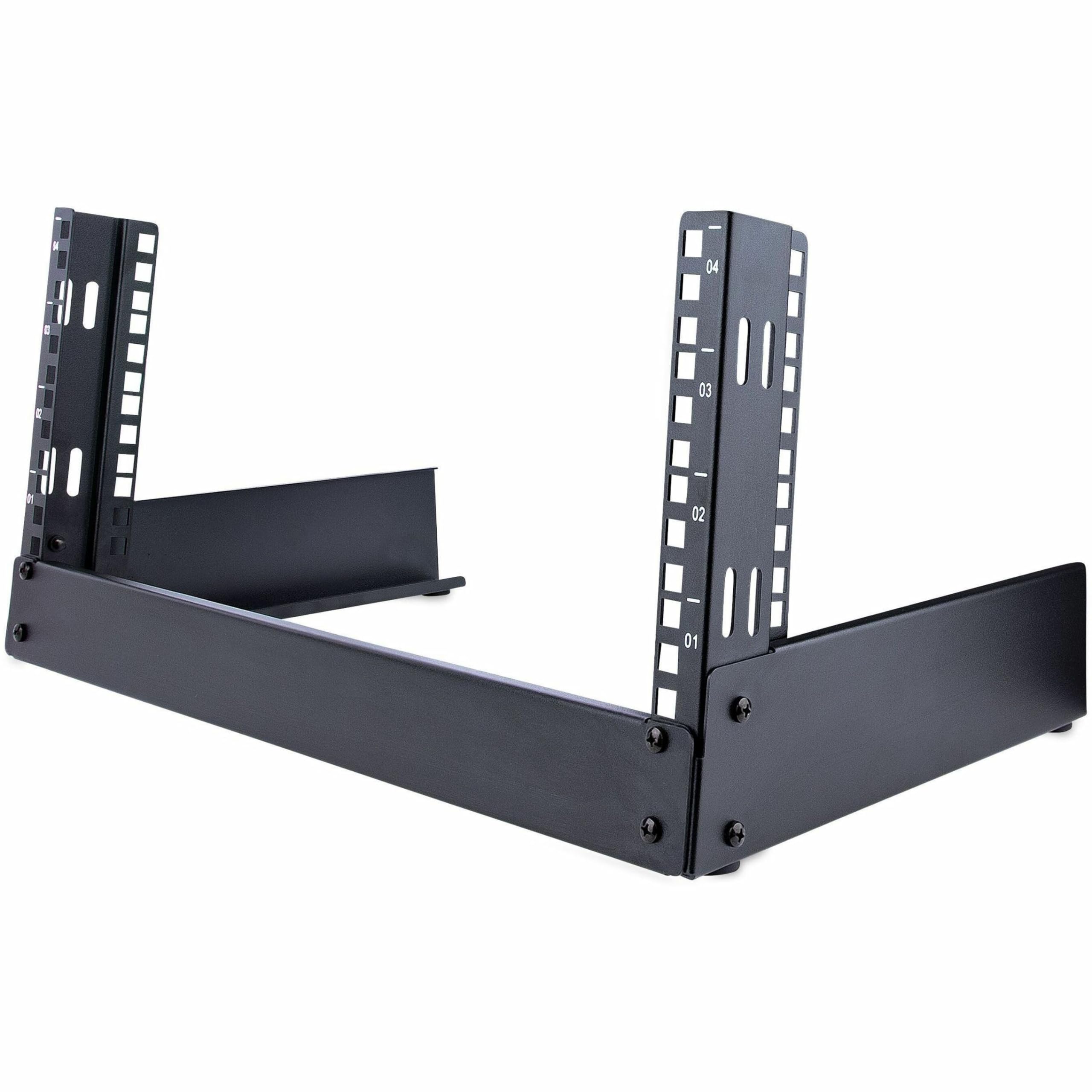 4U DESKTOP OPEN FRAME RACK      2 POST FREE STANDING NETWORK RACK