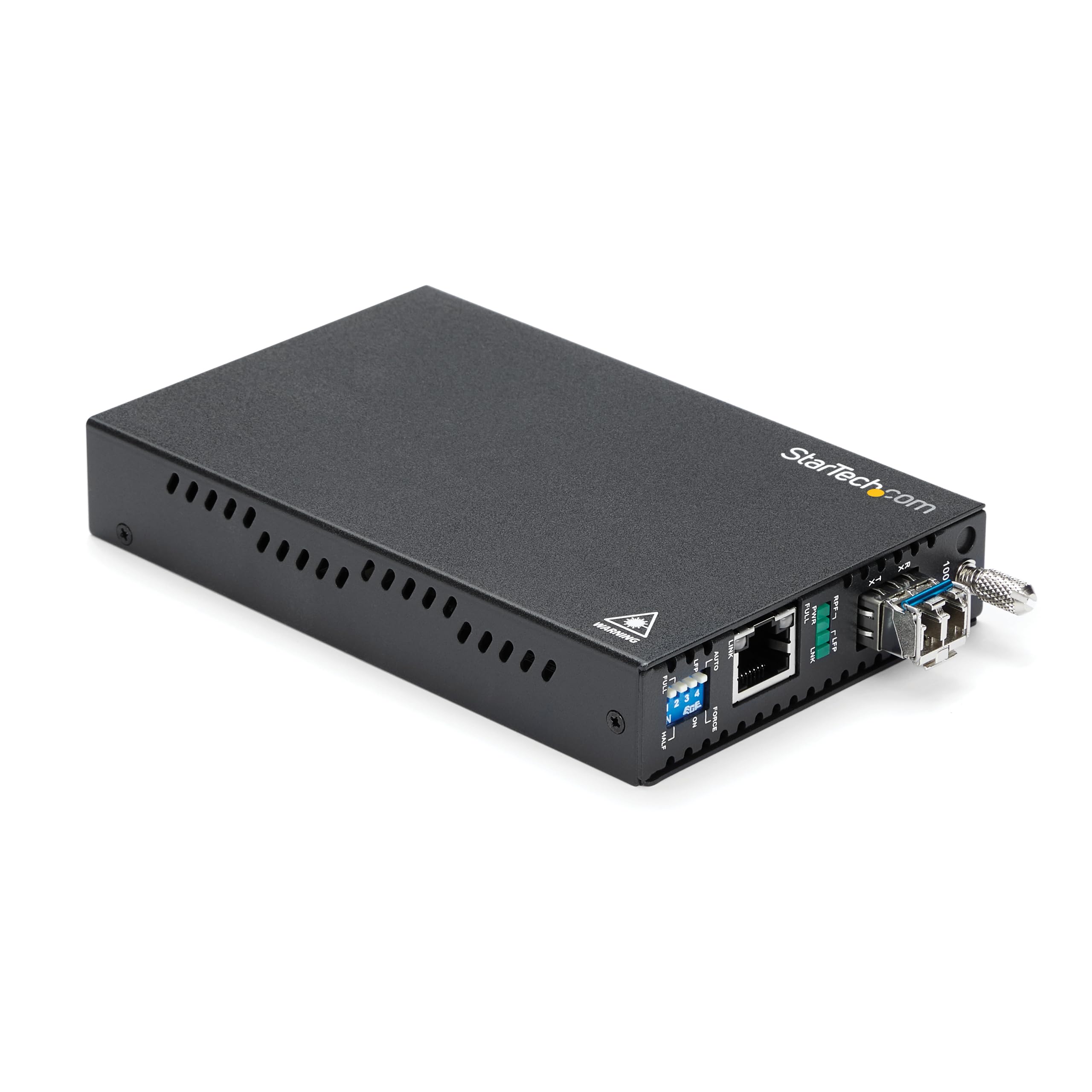 CONVERT EXTEND A GBE CONNECTION UP TO 20 KM (12.4 MI) USING SINGLE-MODE LC FIBER