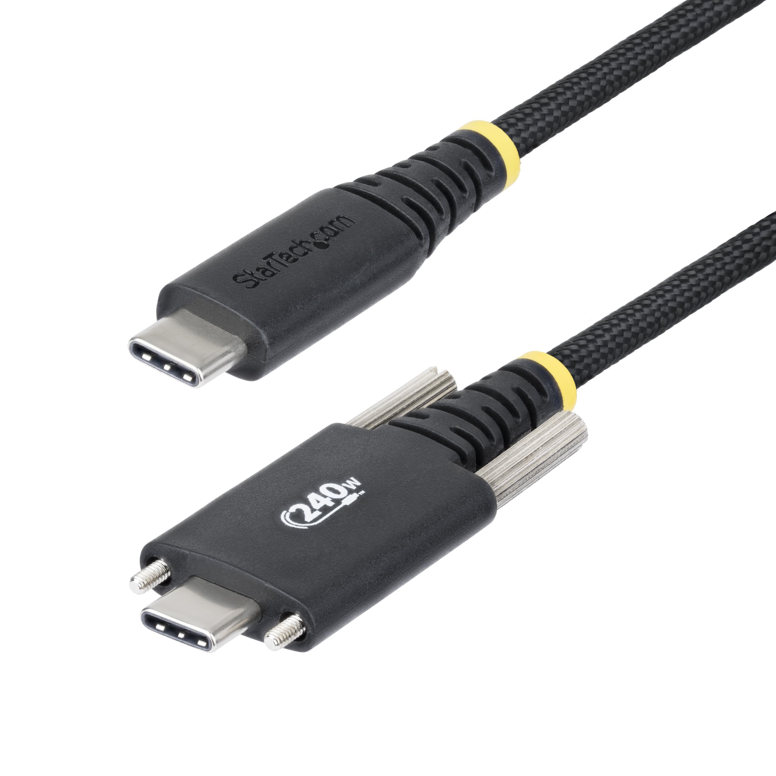 6FT USB-C CABLE USB-IF          240W PD/RUGGED/SIDE LOCKING SCREWS