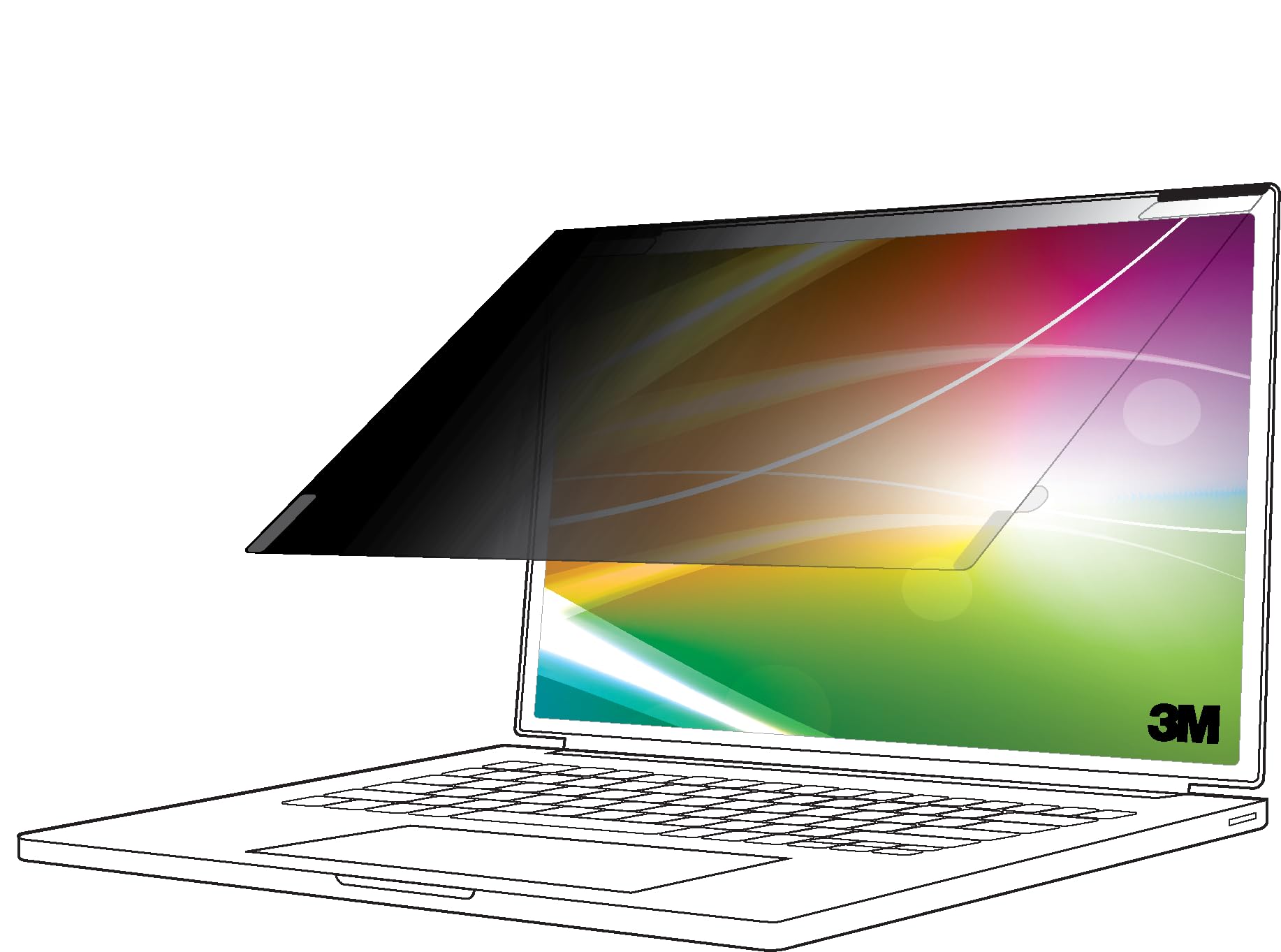 BRIGHT SCREEN PRIVACY FILTER    FOR APPLE MACBOOK PRO 13 M1-M2