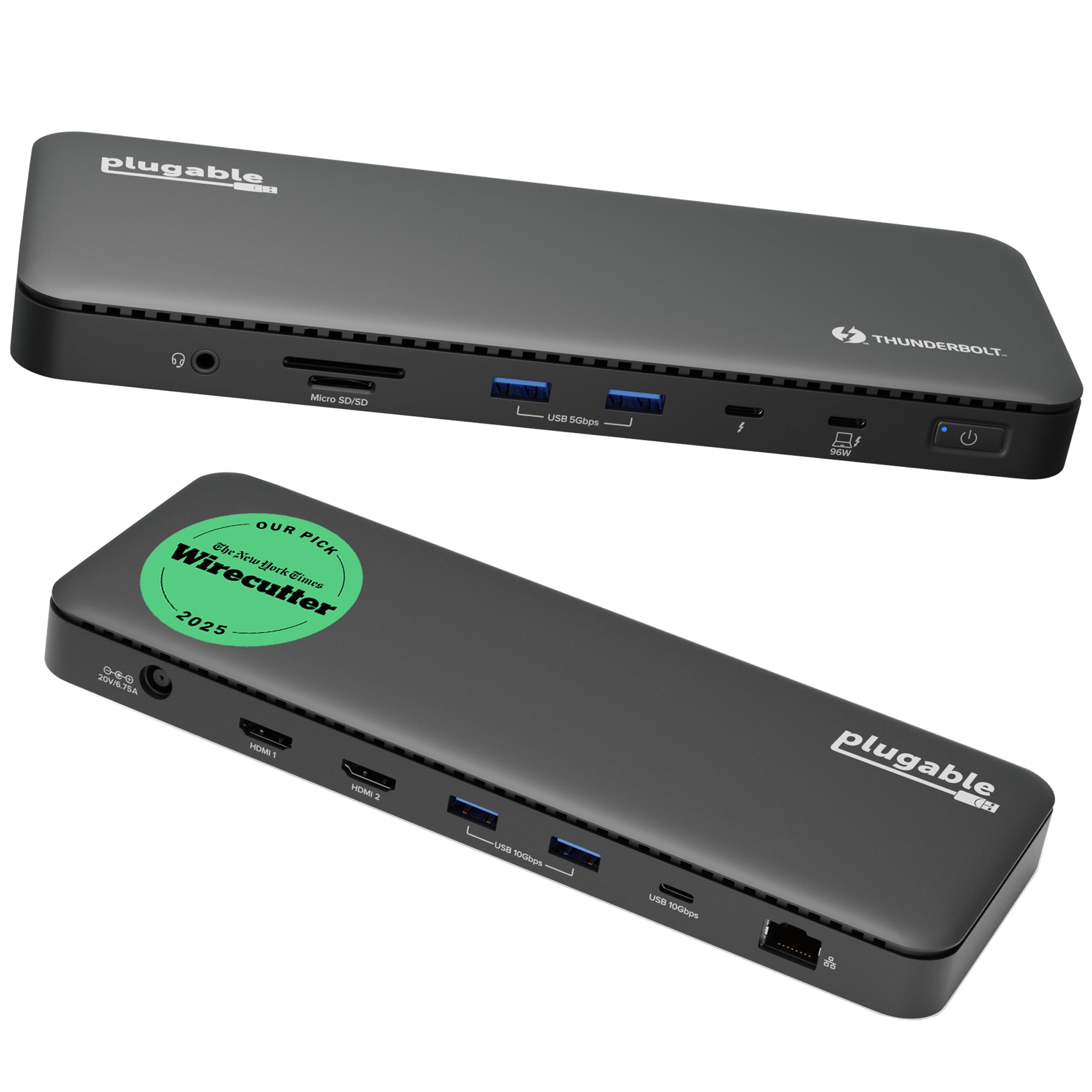 PLUGABLE THUNDERBOLT 4 DOCK 100W CHARGING, LAPTOP DOCKING STATION DUAL MONITOR S