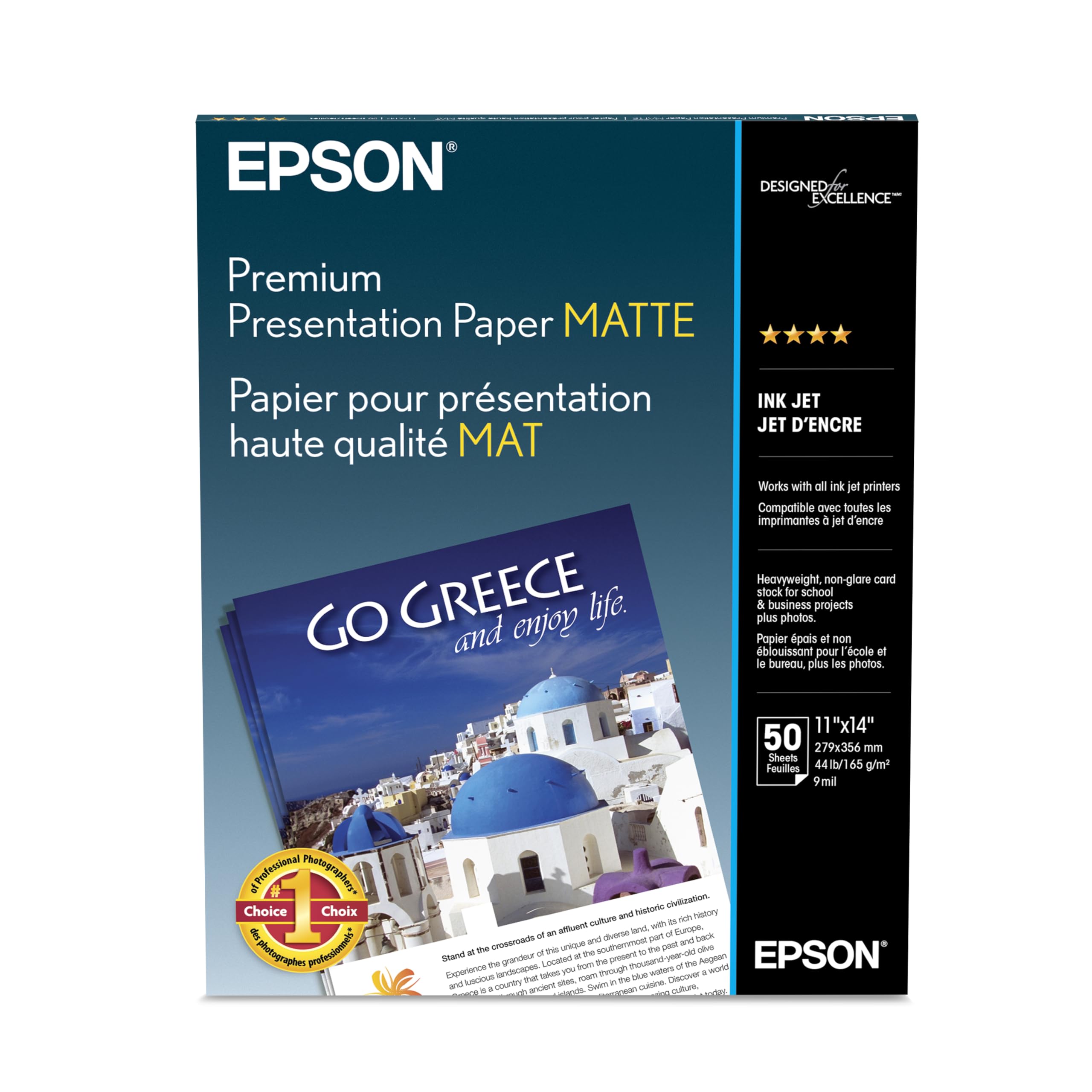 50 SHEET 11X14 BORDERLESS MATTE HEAVYWEIGHT PAPER