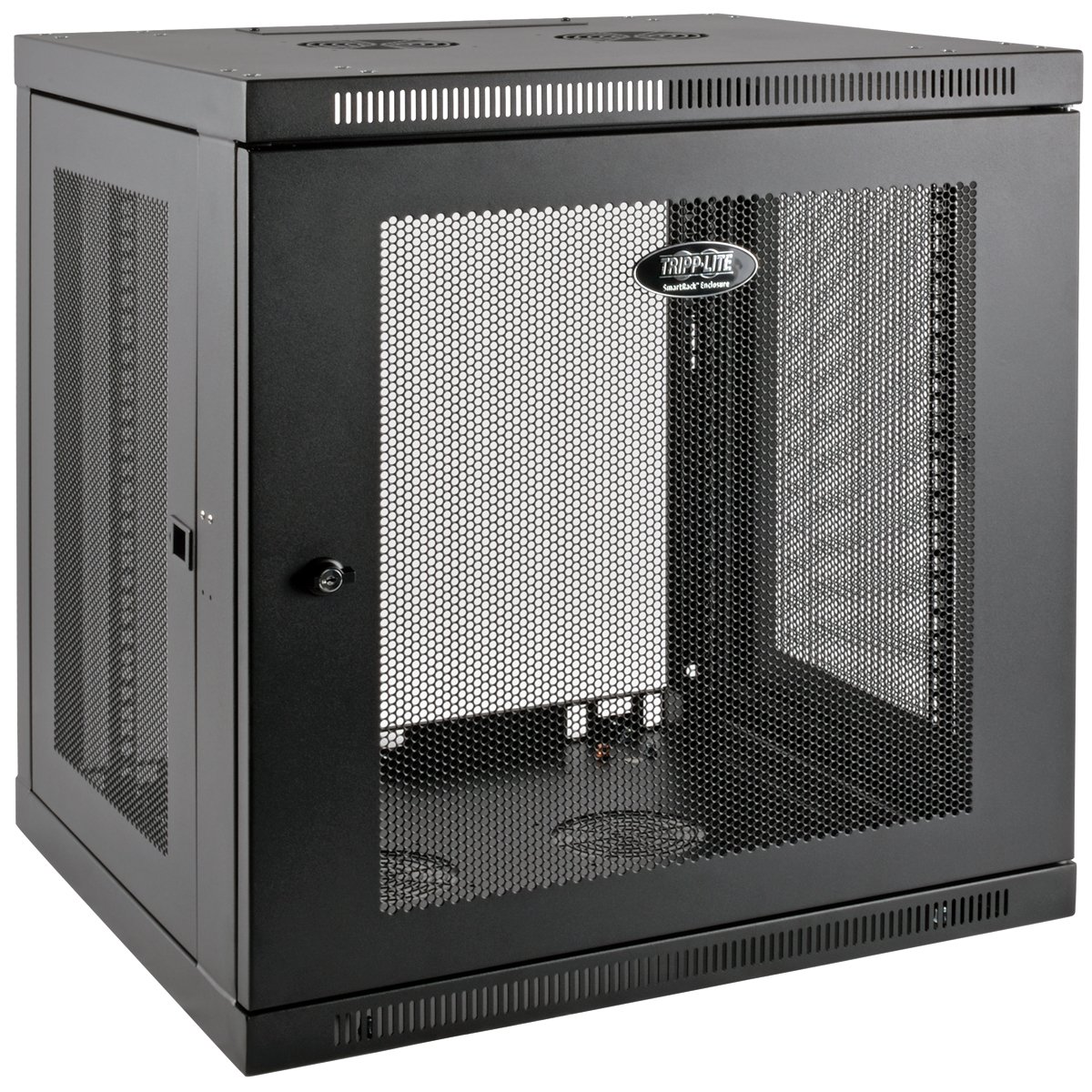 12U WALL MOUNT RACK ENCLOSURE   SERVER CABINET DEEP LOW PROFILE