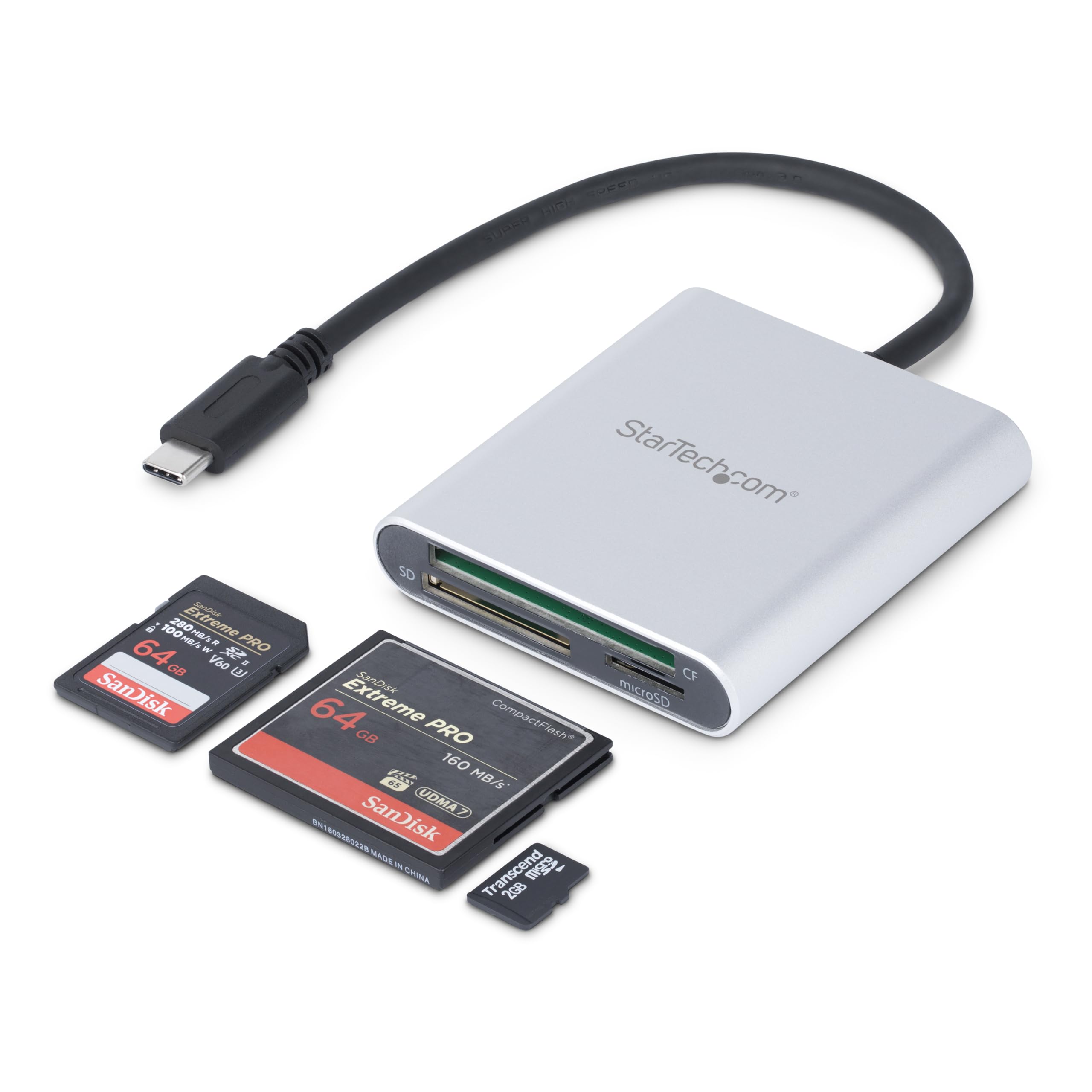 USB C CARD READER MULTI CARD    FLASH MEMORY SD MICROSD CF READER
