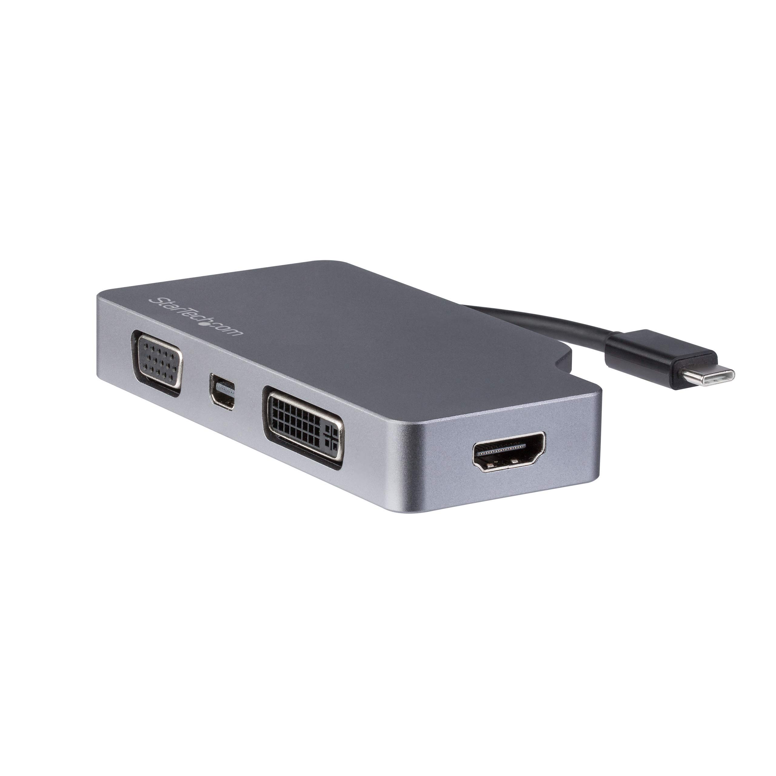 USB C MULTIPORT VIDEO ADAPTER   DONGLE HDMI VGA MDP DVI CONVERTER