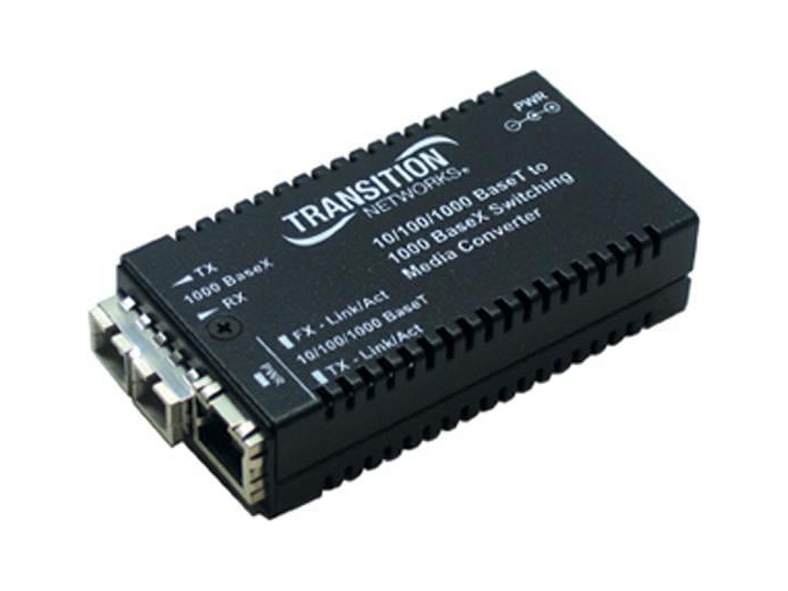 MINI MEDIA CONVERTER 10/100/1000B-T TO 1000B-SX SC MM W/ -NA POWER SUPPLY