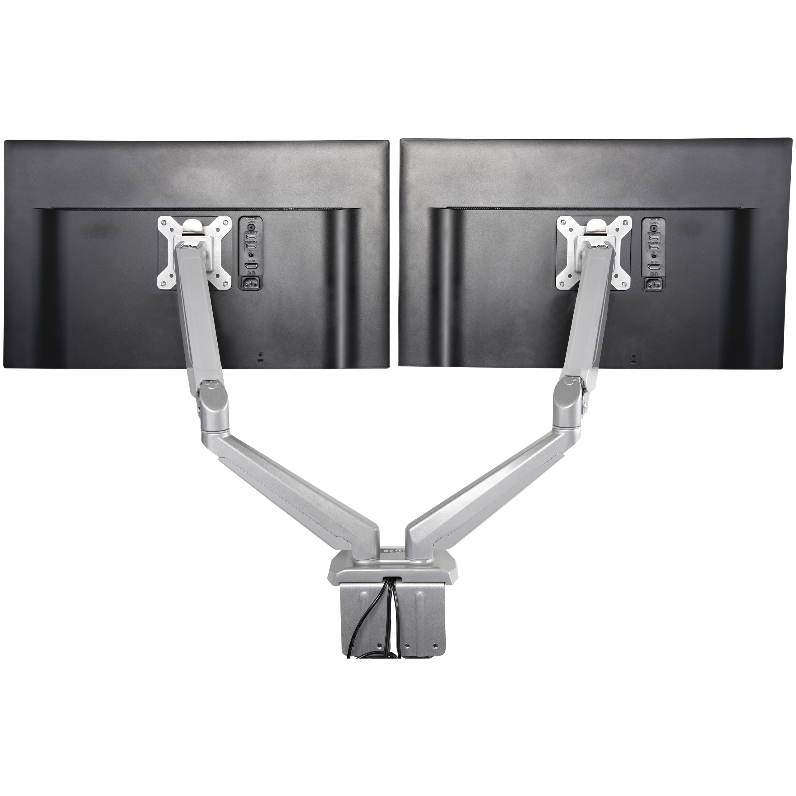VESA 75MM/100MM DESK MOUNT DUAL MONITOR ARM SUPPORTS DISPLAYS UP TO 30IN (17.6LB