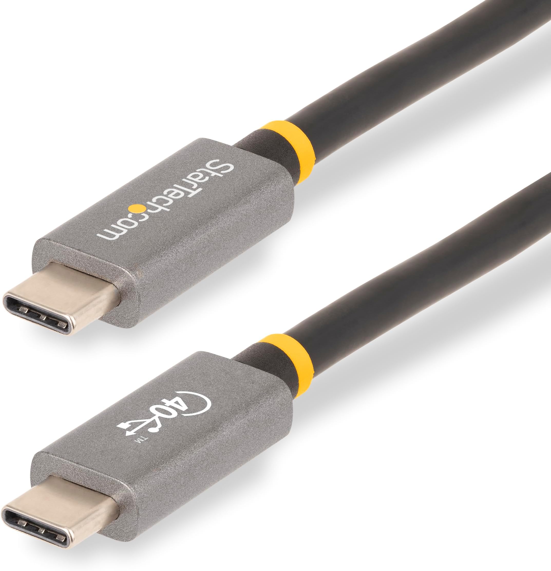 1.5FT USB4 CABLE WHITE USB-IF   CERTIFIED 8K120/DP2.1/240W/80GBPS
