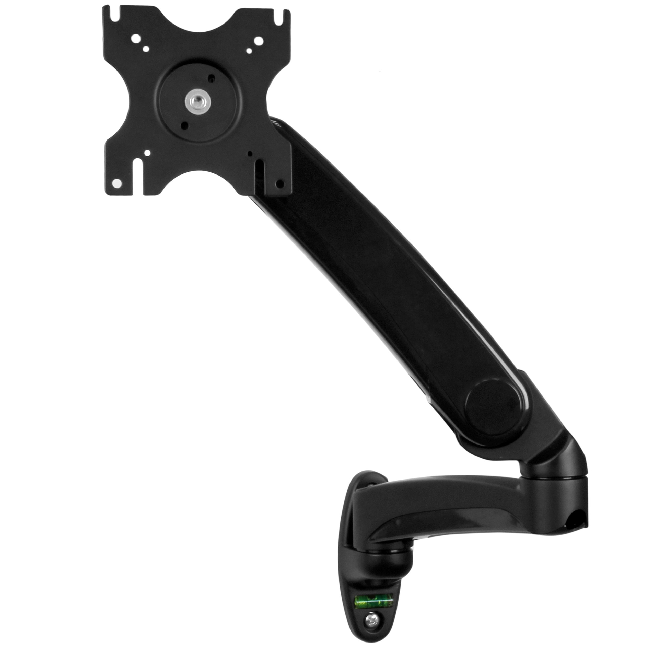 WALL MOUNT A MONITOR TO SAVE SPACE; ONE-TOUCH HEIGHT ADJUSTMENT - SINGLE-MONITOR