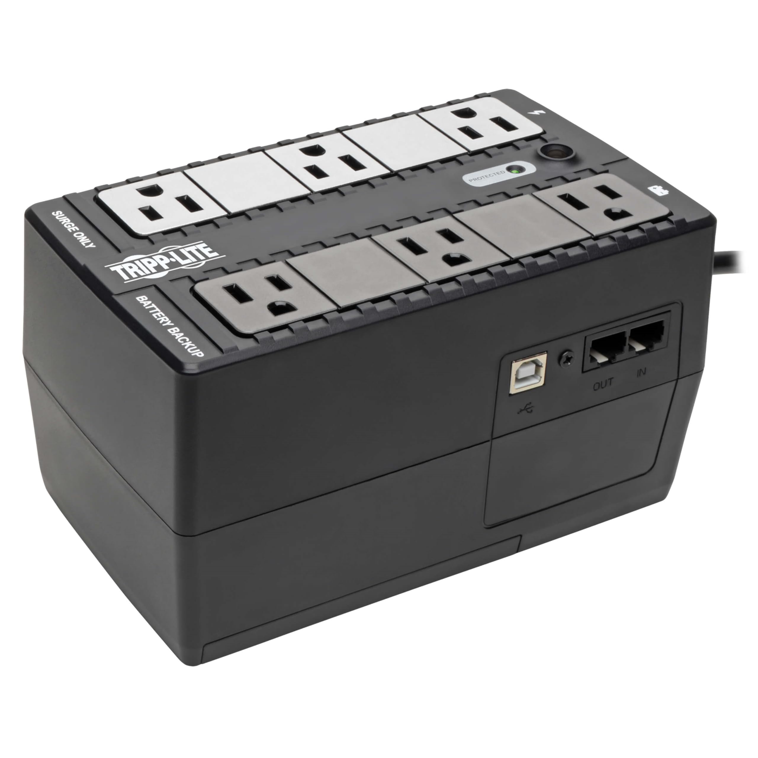 UPS 350VA 210W BACK UP STANDBY  120V 6 OUTLET USB COMPACT DESKTOP