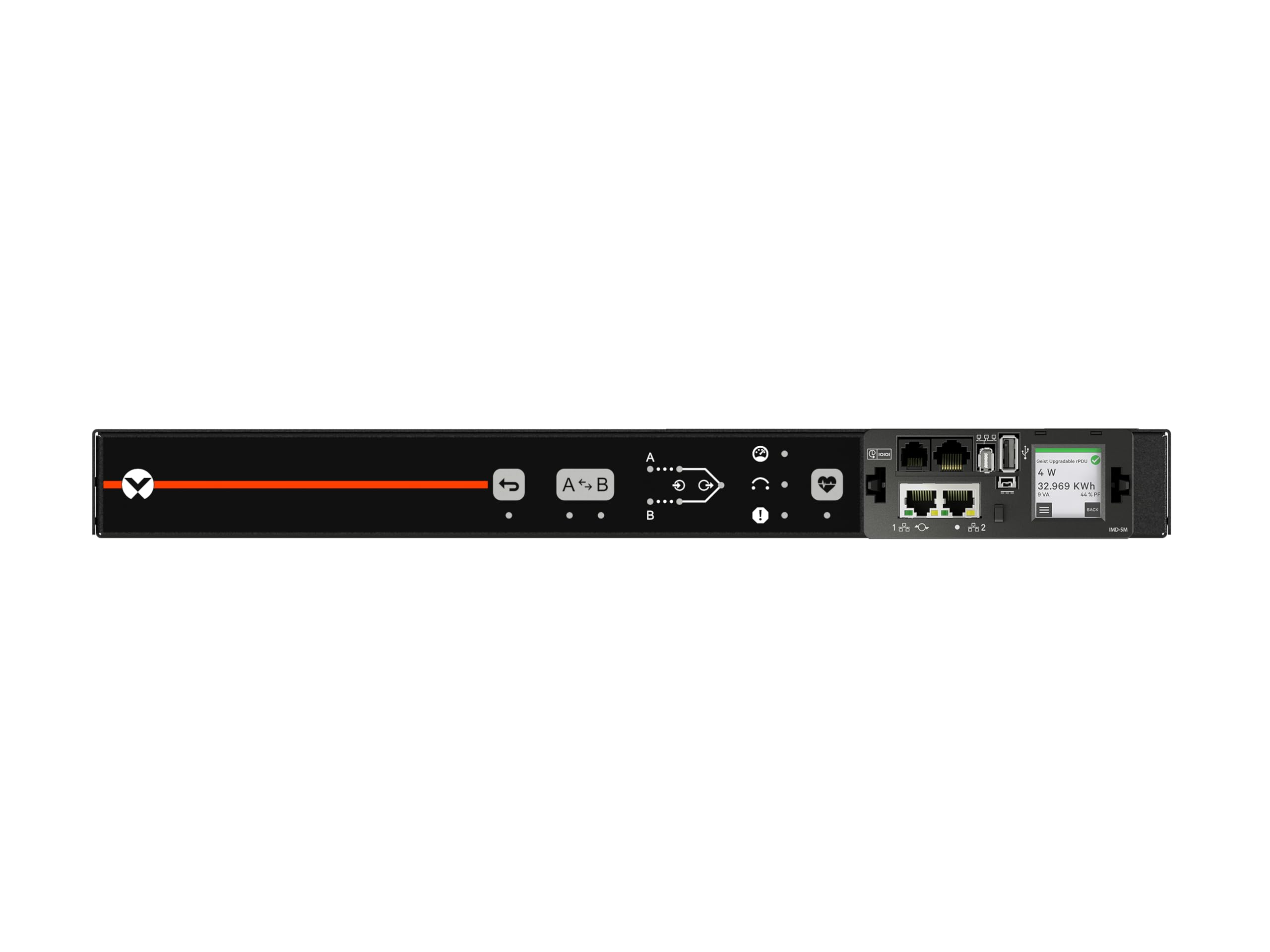 RPDU, SWITCHED UNIT LEVEL MONITORING EC, 30A, 120V, 2.8KW, HORIZONTAL, (12) NEMA