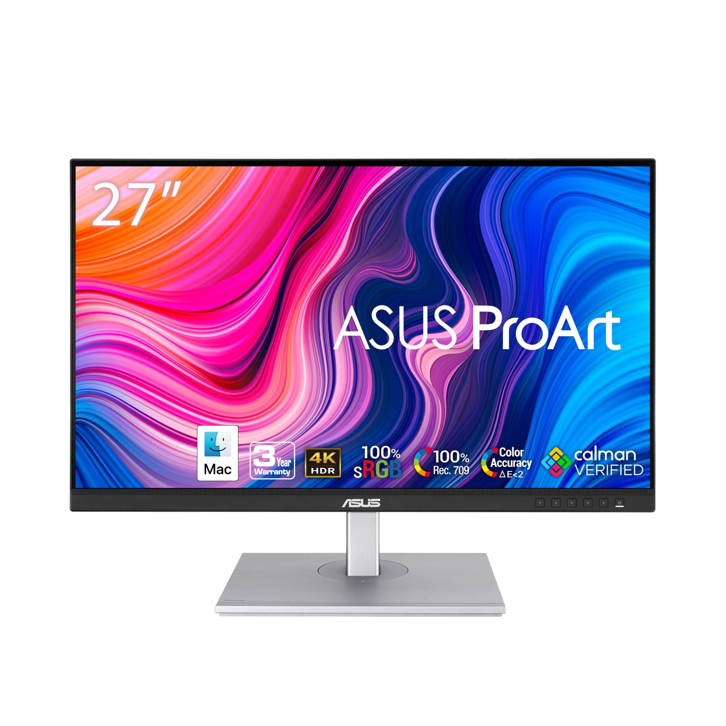 ASUS PROART DISP PA279CV 27IN   4K HDR UHD 3840X2160 IPS 100 SRG