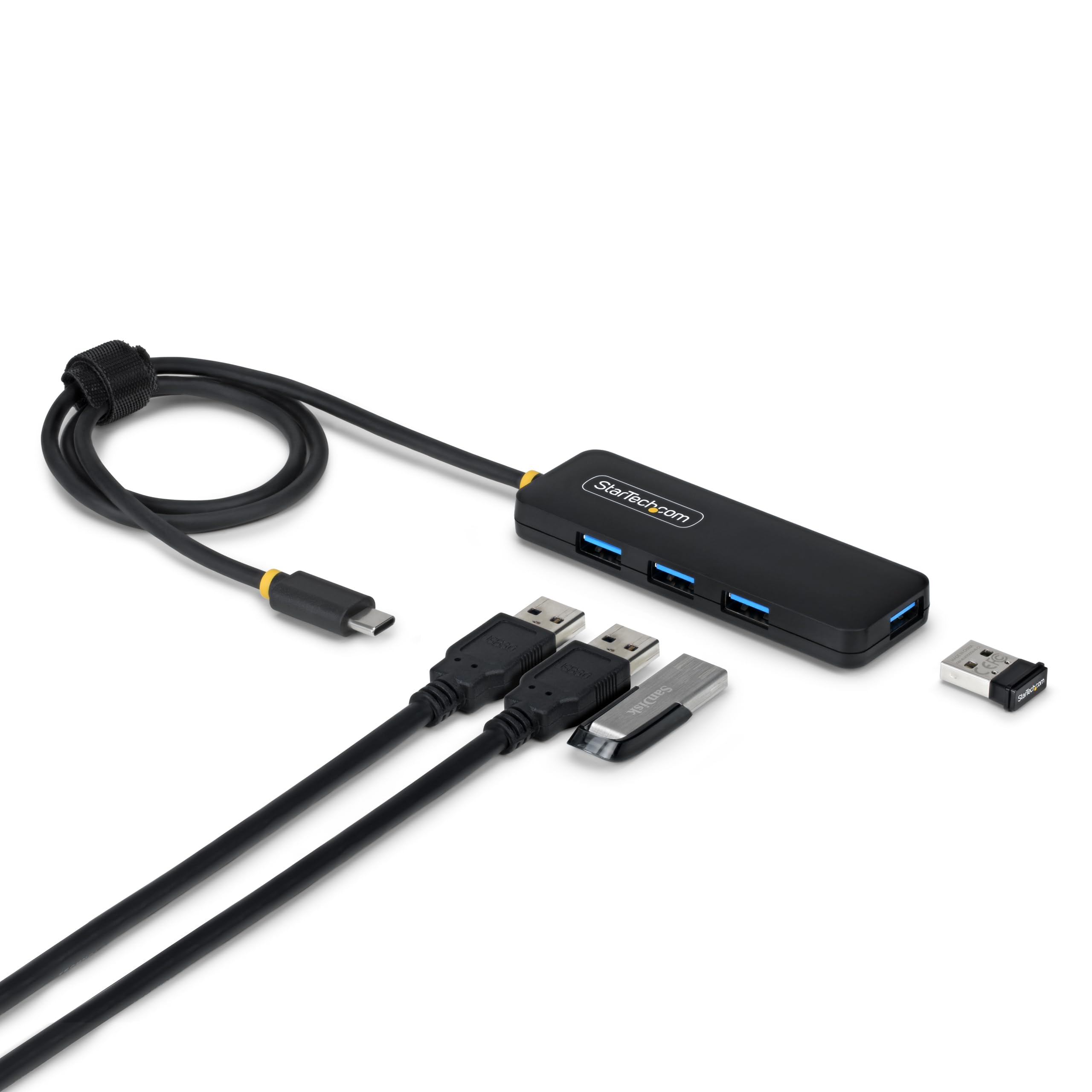 4-PORT USB-C HUB                USB BUS POWERED