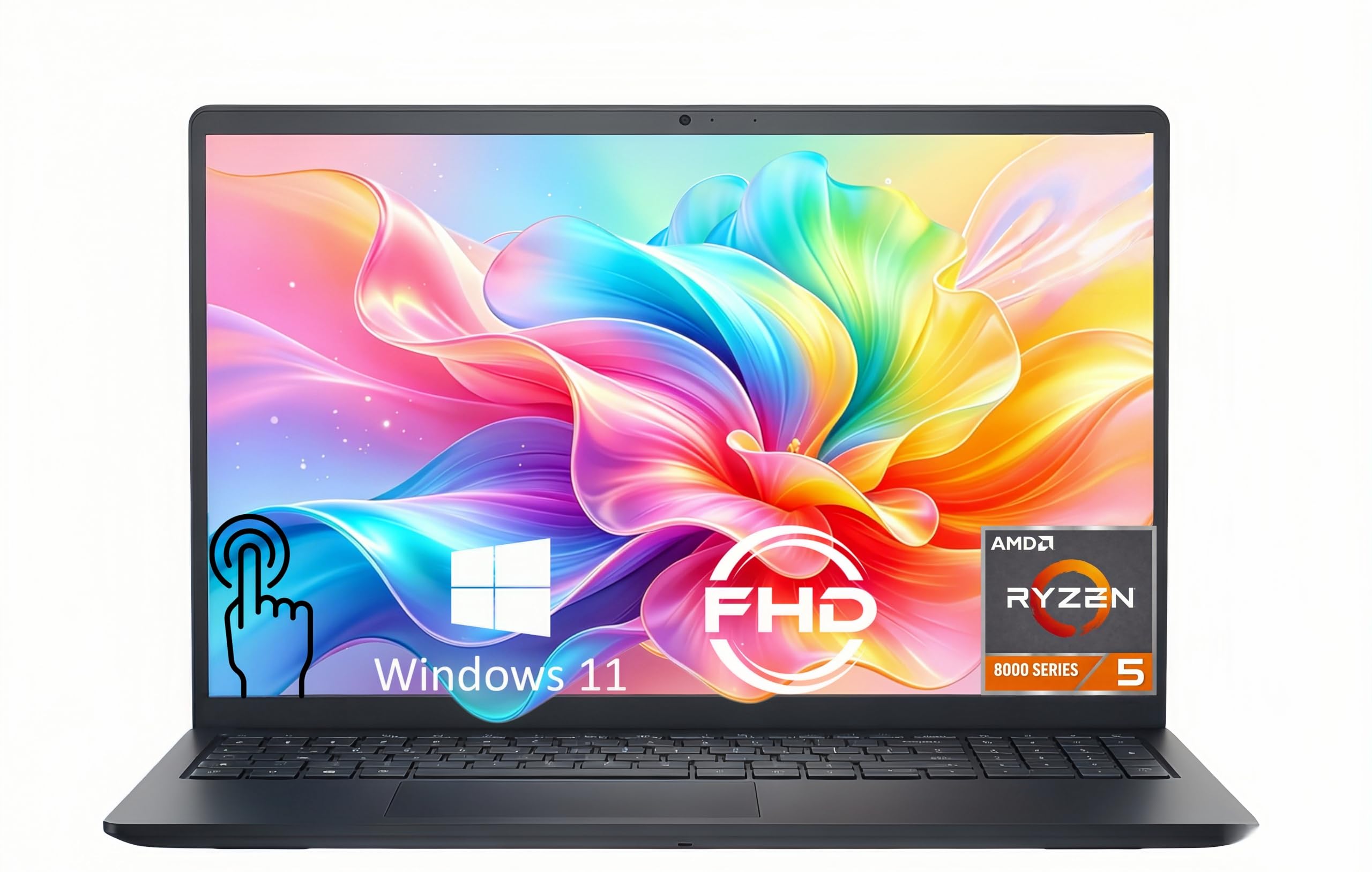 Dell Inspiron 15 DC15255 Ryzen™ 5 7530U 1TB SSD 8GB 15.6" (1920x1080) TOUCHSCREEN WIN11 Home CARBON BLACK