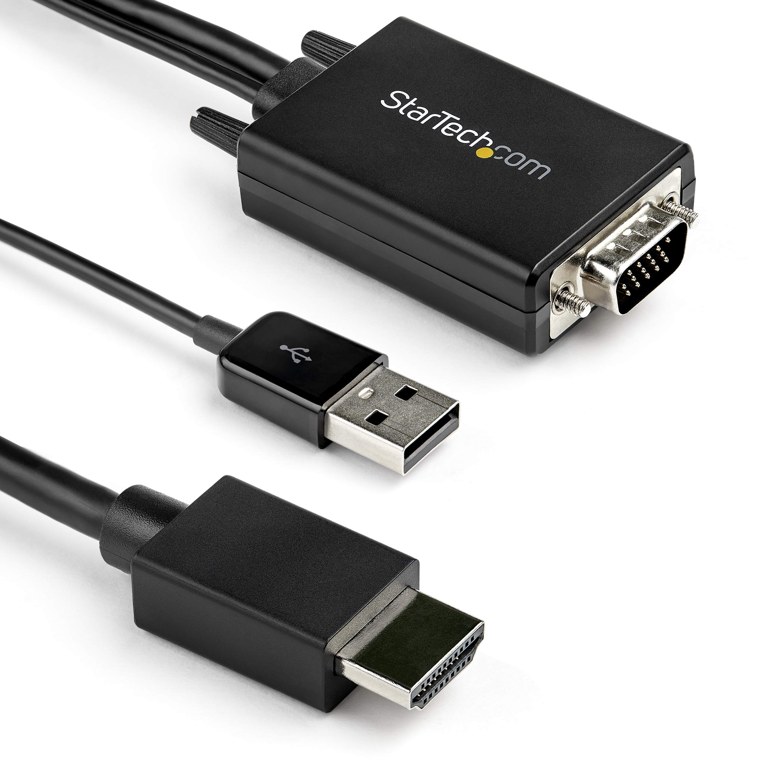 2M VGA TO HDMI CONVERTER CABLE  VGA USB AUDIO HDMI SIGNAL CONVERTER