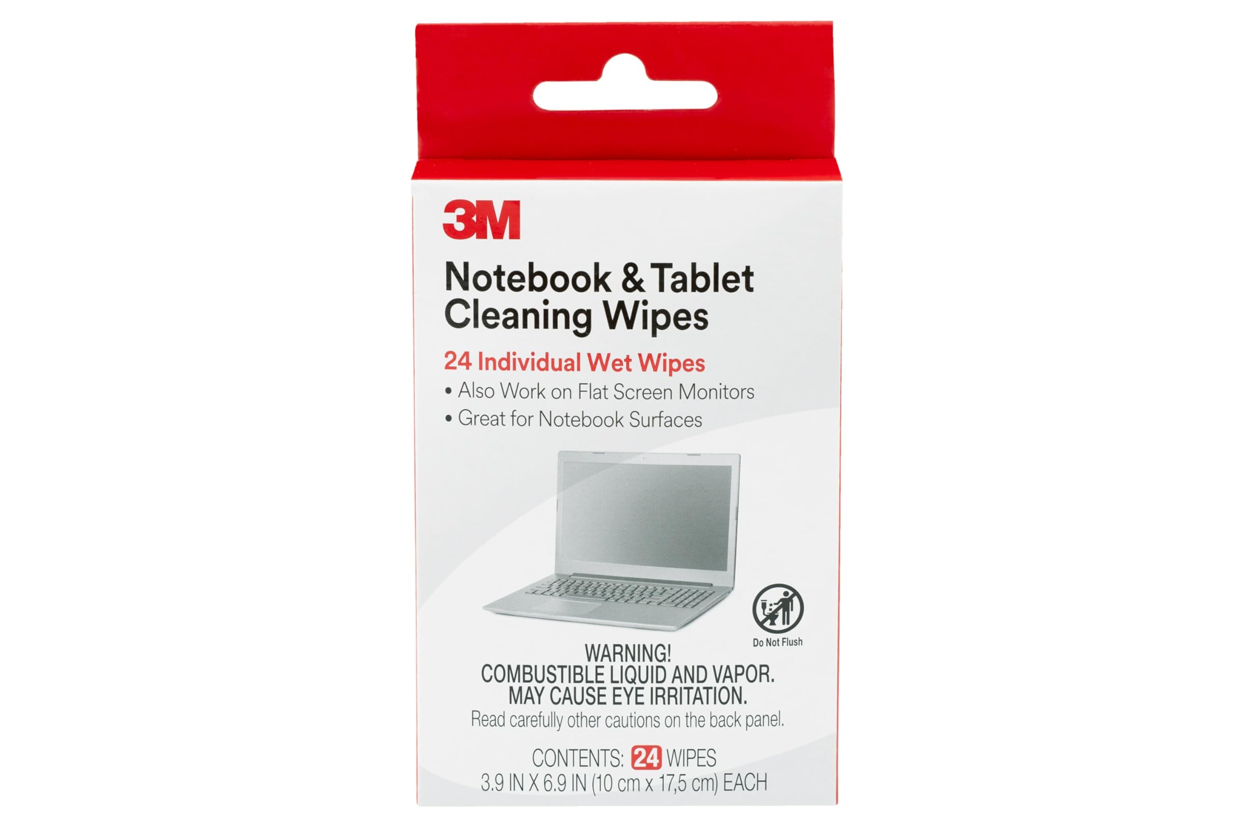 NOTEBOOK SCREEN CLEANING WIPES  PACK OF 24 CASE OF 36