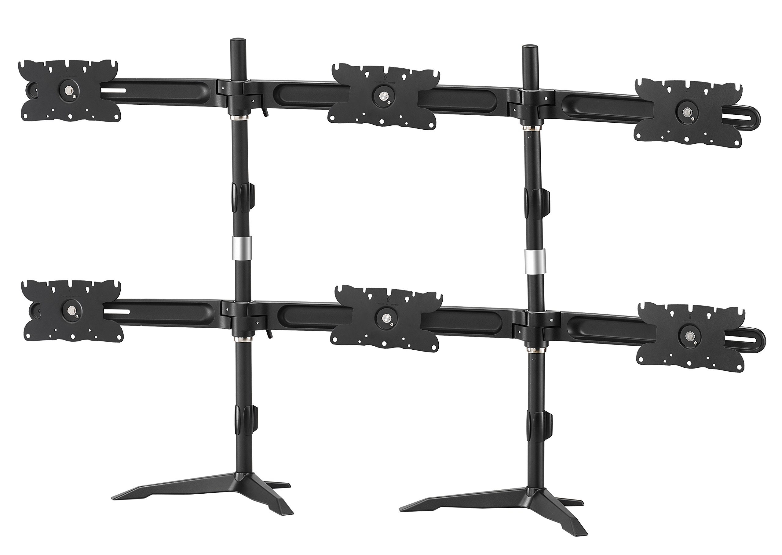 HEAVY DUTY 6 MONITOR DESK       STANDSTND