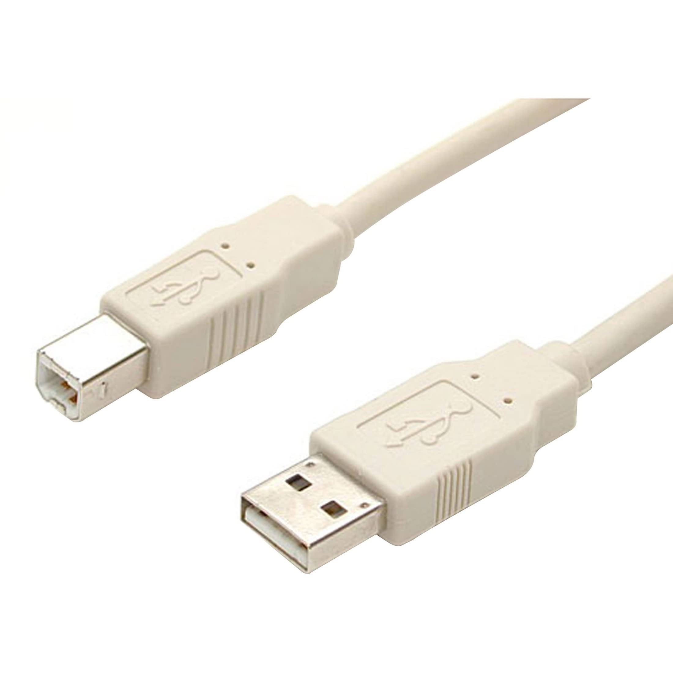 15FT USB A TO B CABLE USB 2.0   USB A TO B MALE PRINTER CABLE CORD