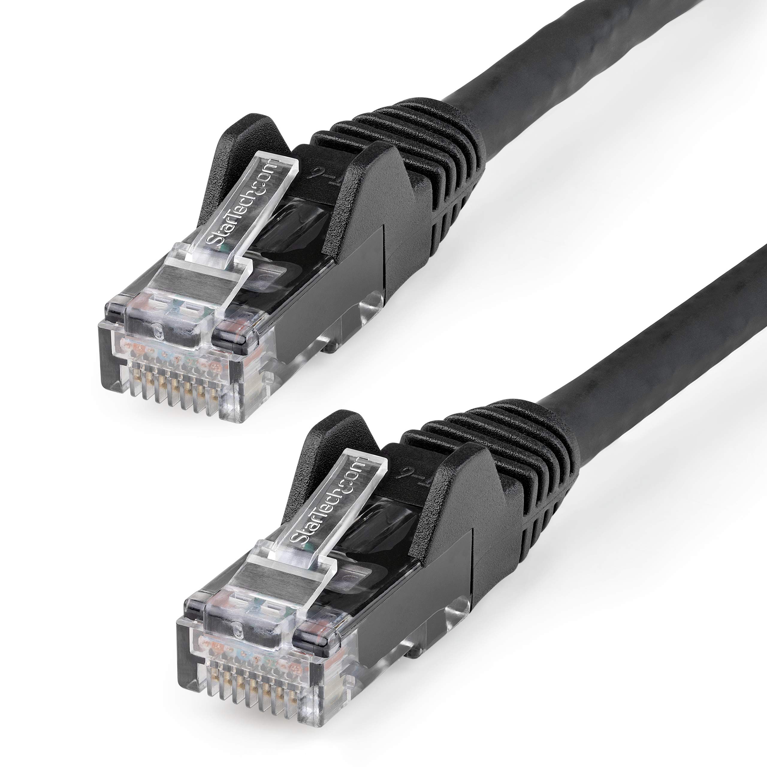 10FT BLACK CAT6 ETHERNET CABLE  LSZH SNAGLESS PATCH CABLE LAN RJ45