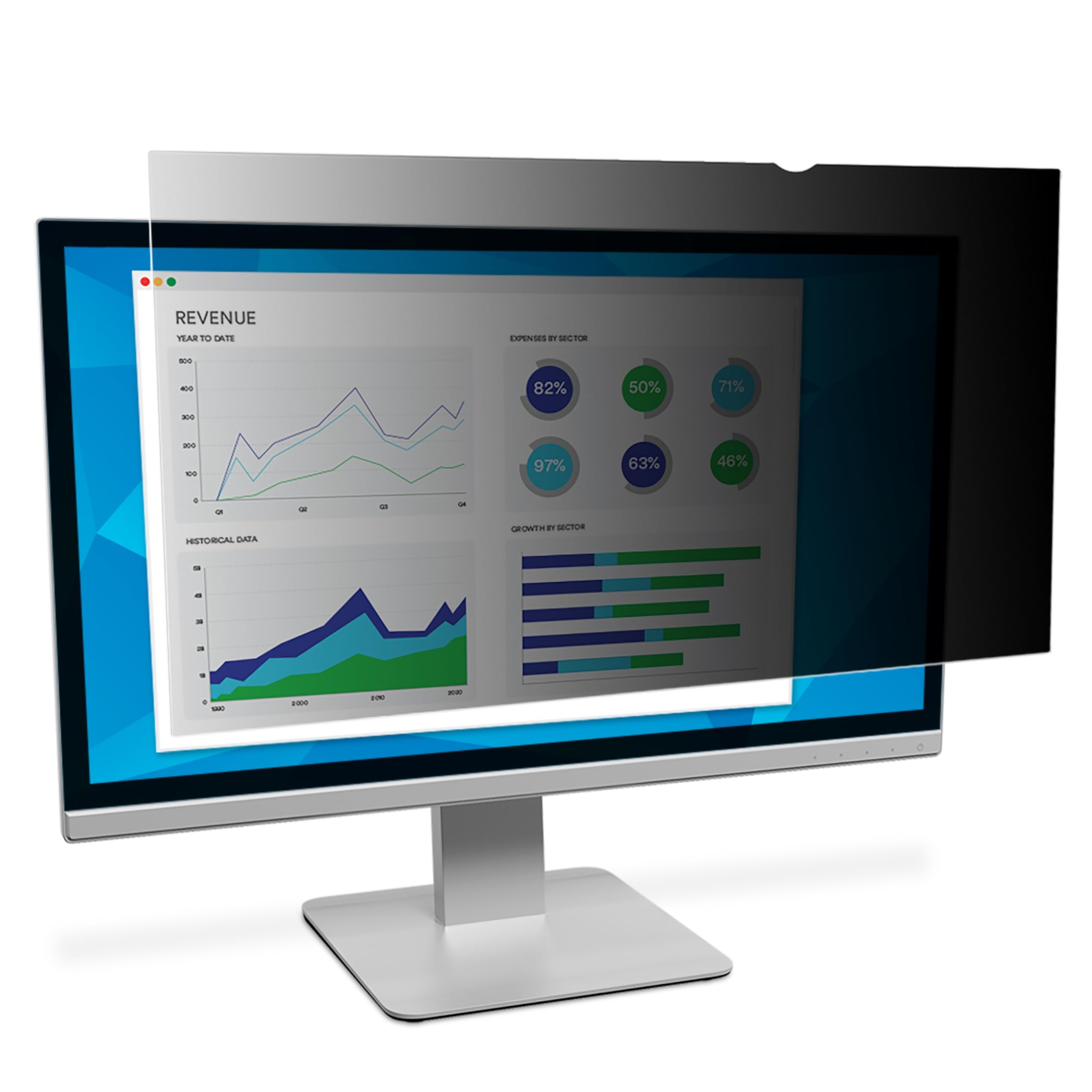3MPRIVACY FILTER FOR 23.8FULL SCREEN MONITOR (16:9 ASPECT RATIO)