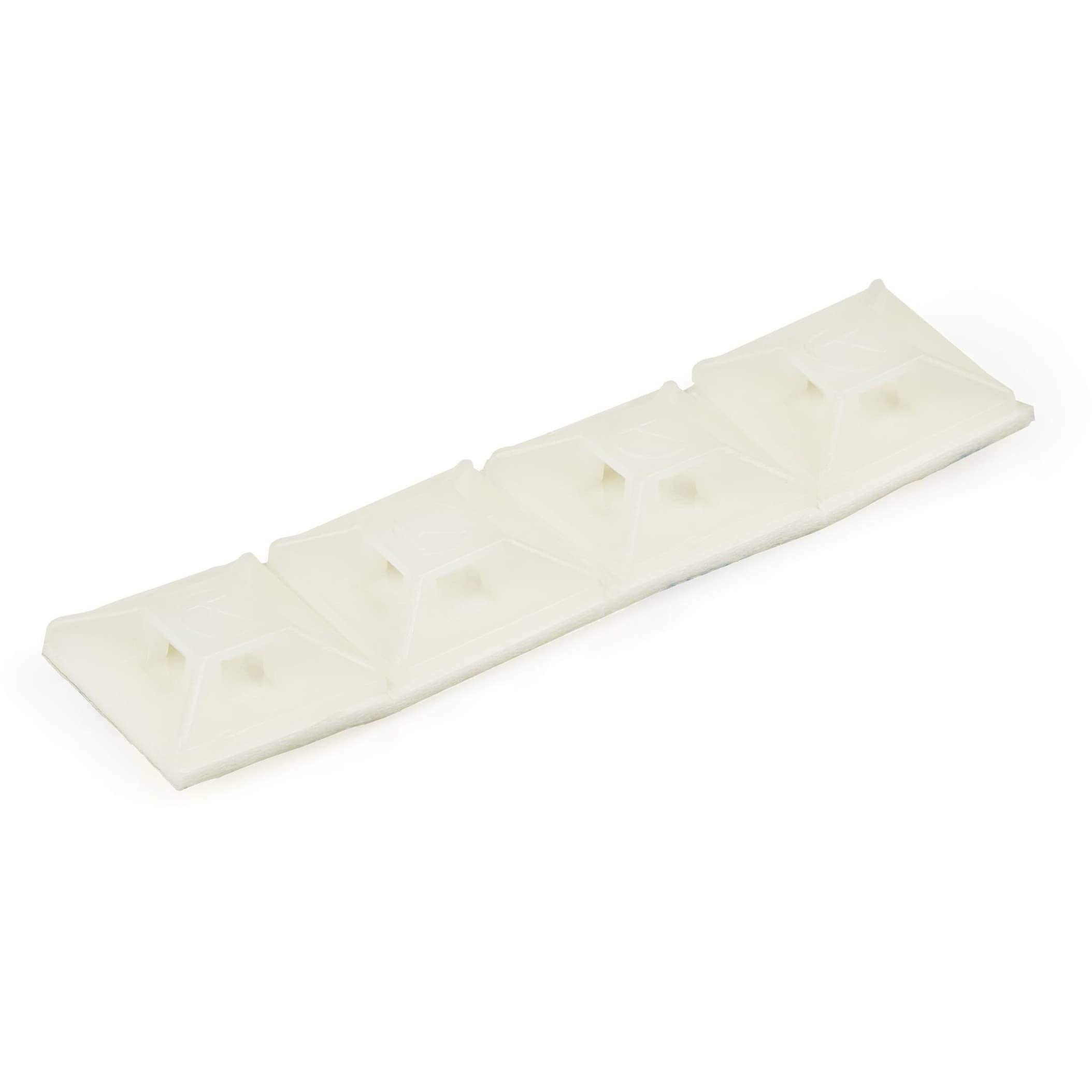 100PK ADHESIVE CABLE TIE MOUNTS WIRE ZIP TIE MOUNTING BASE ANCHOR S