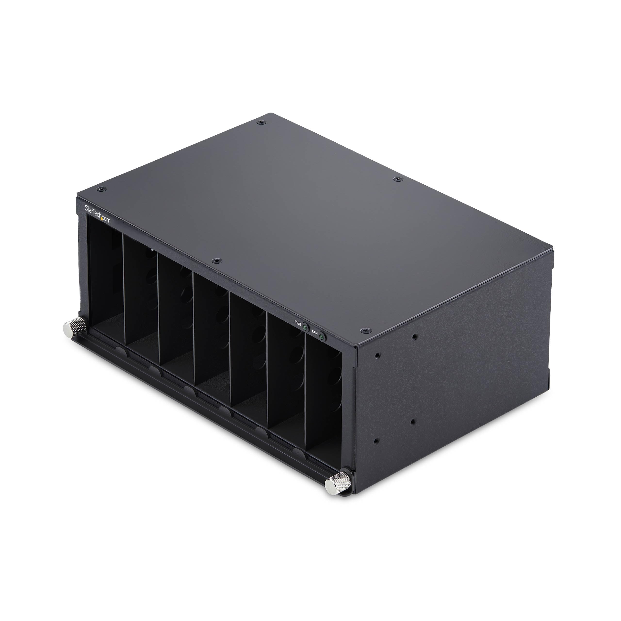 7-SLOT MEDIA CONVERTER CHASSIS  UNMANAGED 10IN RACKMOUNT TAA