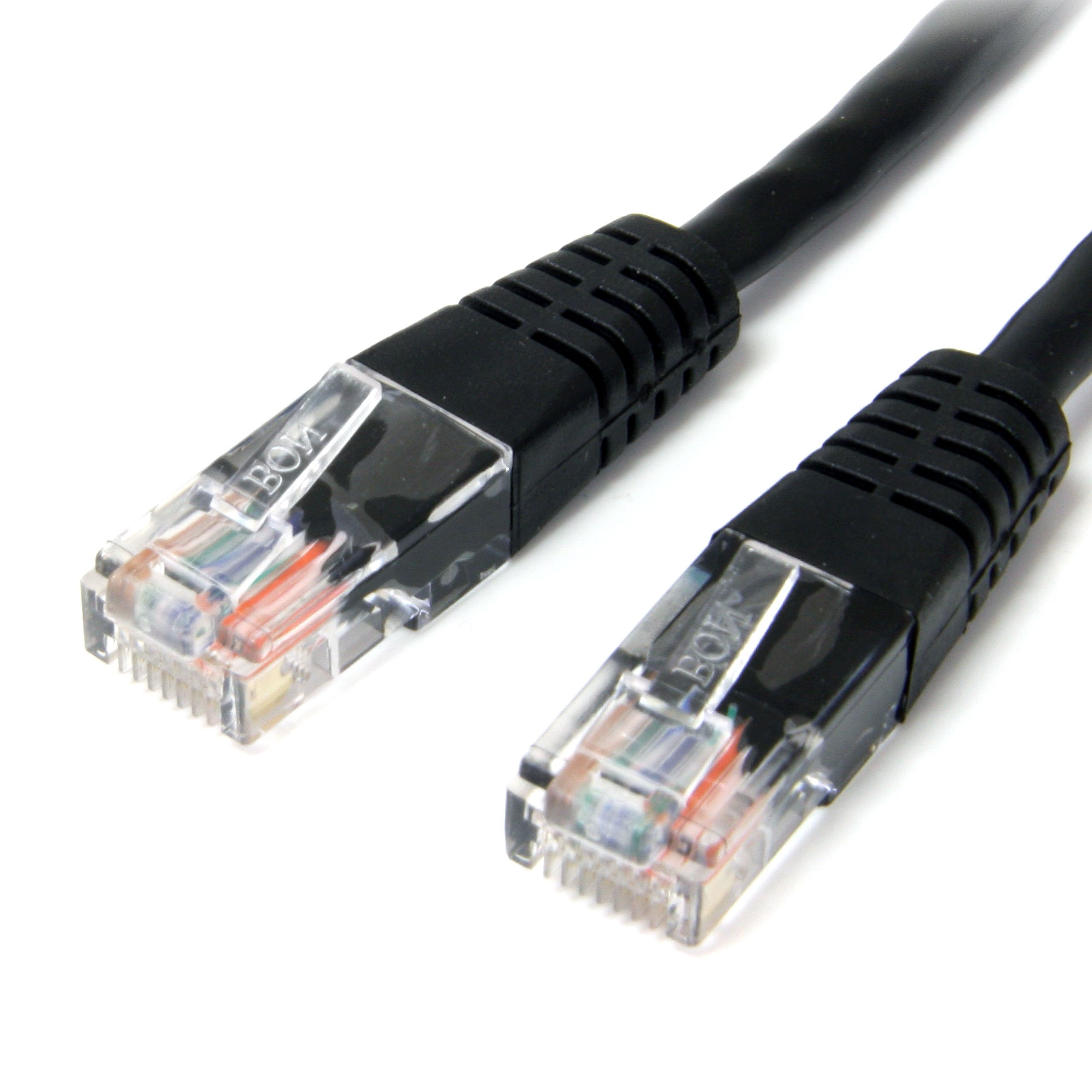10FT BLACK CAT5E ETHERNET CABLE RJ45 PATCH CABLE GIGABIT LAN CORD