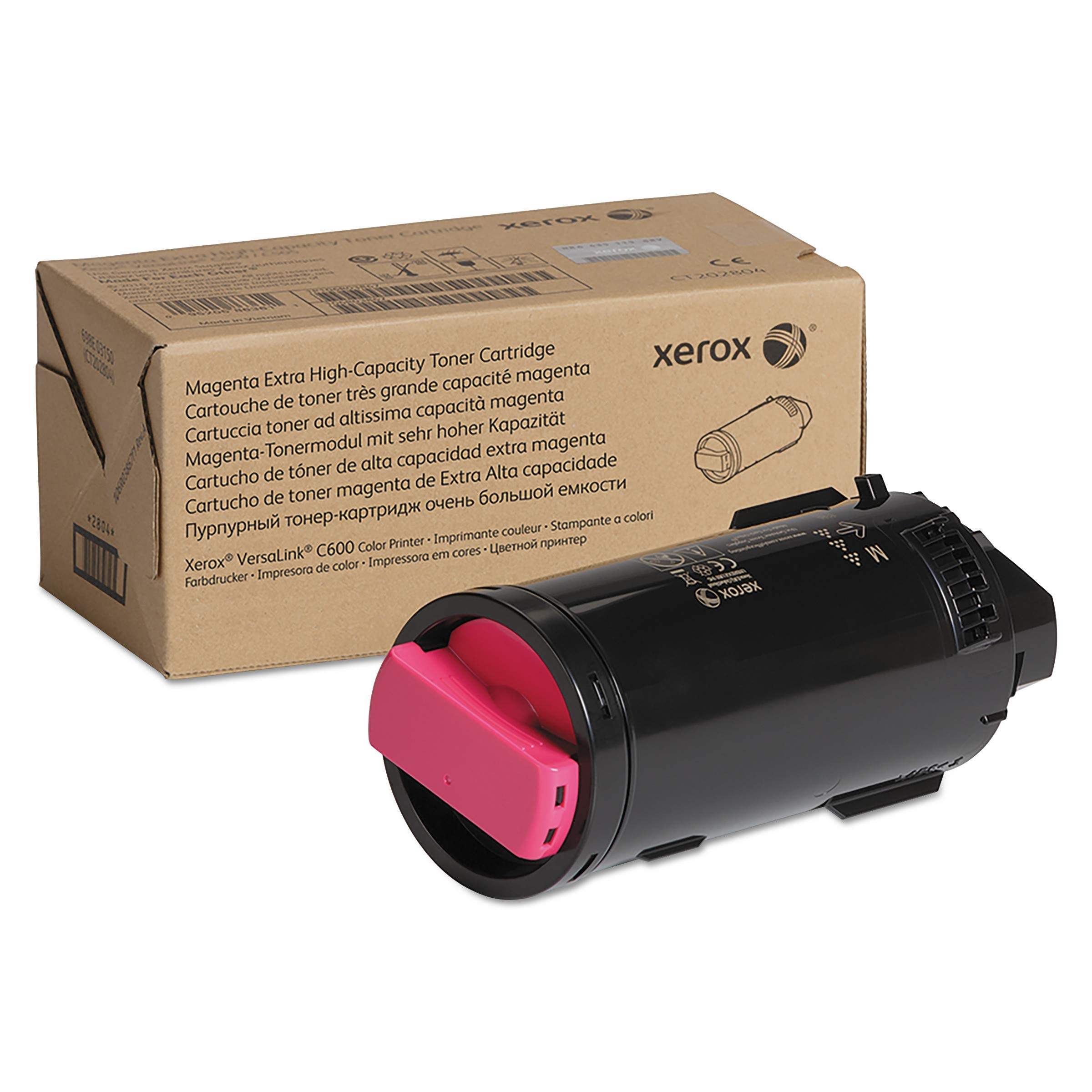 GENUINE XEROX MAGENTA EXTRA HIGH CAPACITY TONER CARTRIDGE FOR THE VERSALINK C600