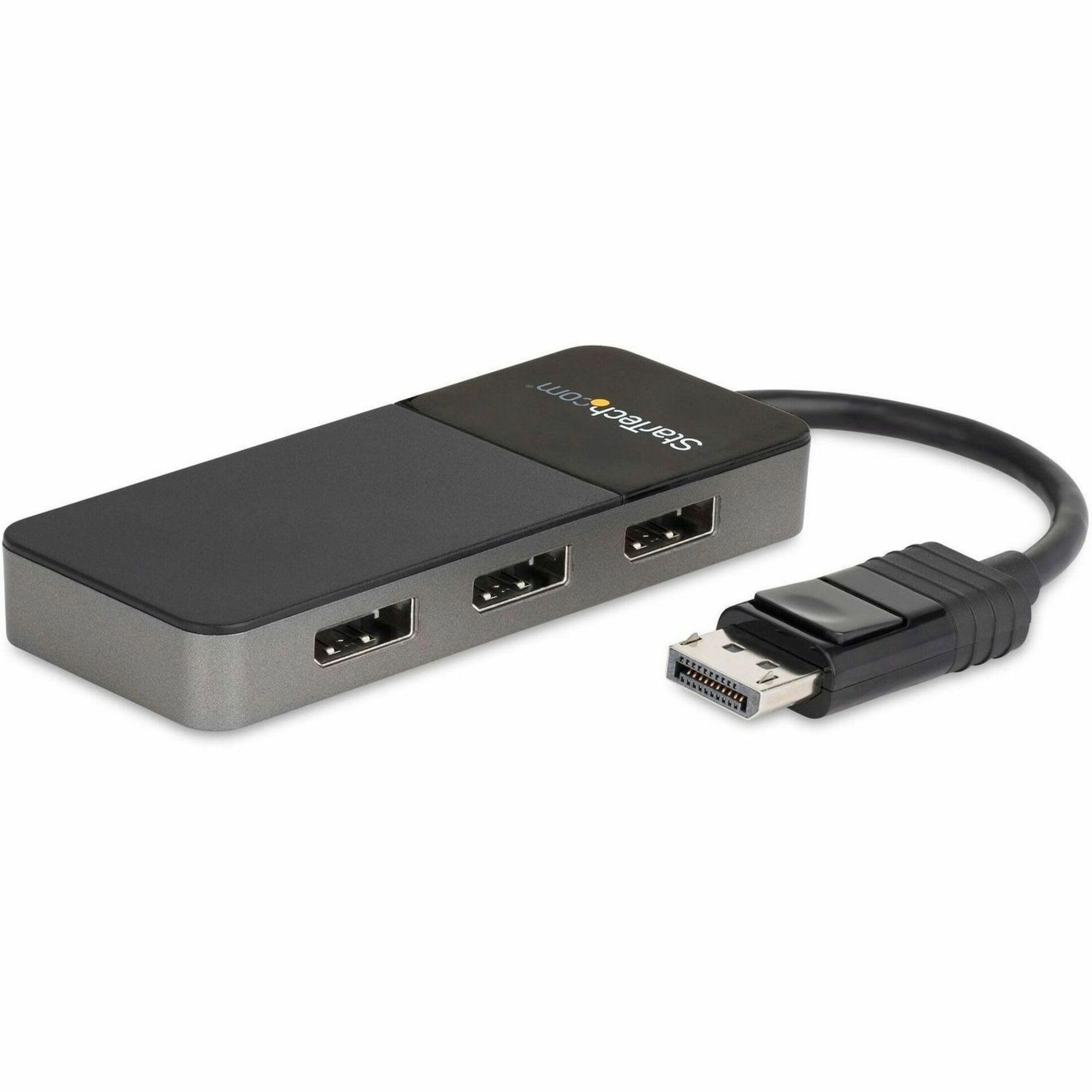 DP 1.4 MULTI MONITOR ADAPTER    3 PORT DISPLAYPORT SPLITTER MST HUB