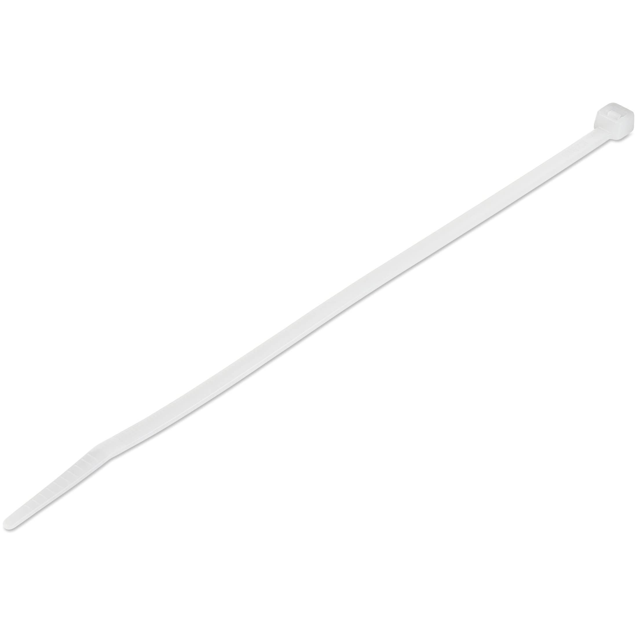100PK PLASTIC CABLE TIES NYLON  SELF LOCKING WIRE ZIP TIES - 8 INCH