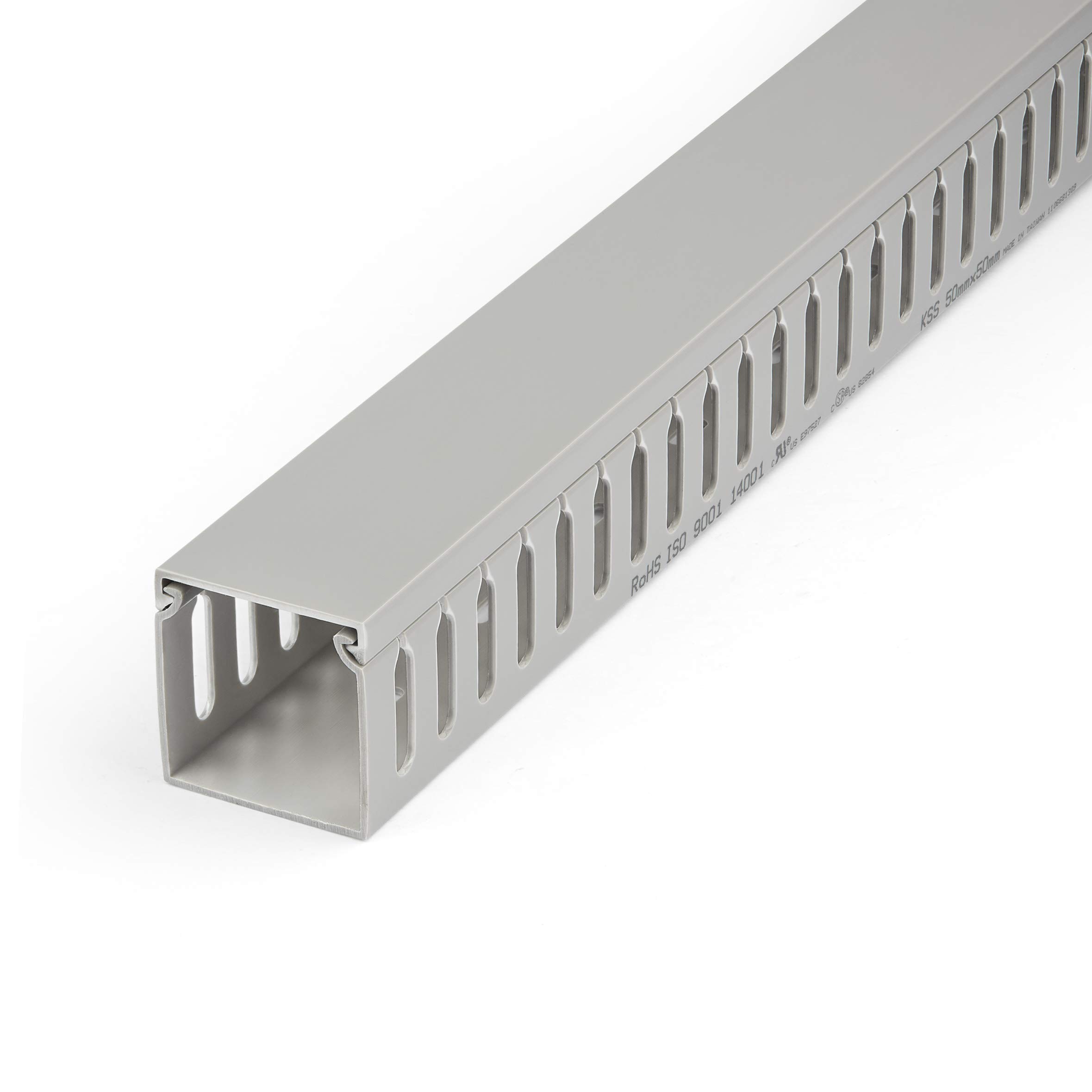 SLOTTED CABLE RACEWAY W/ COVER  OPEN SLOT CABLE MANAGEMENT DUCT