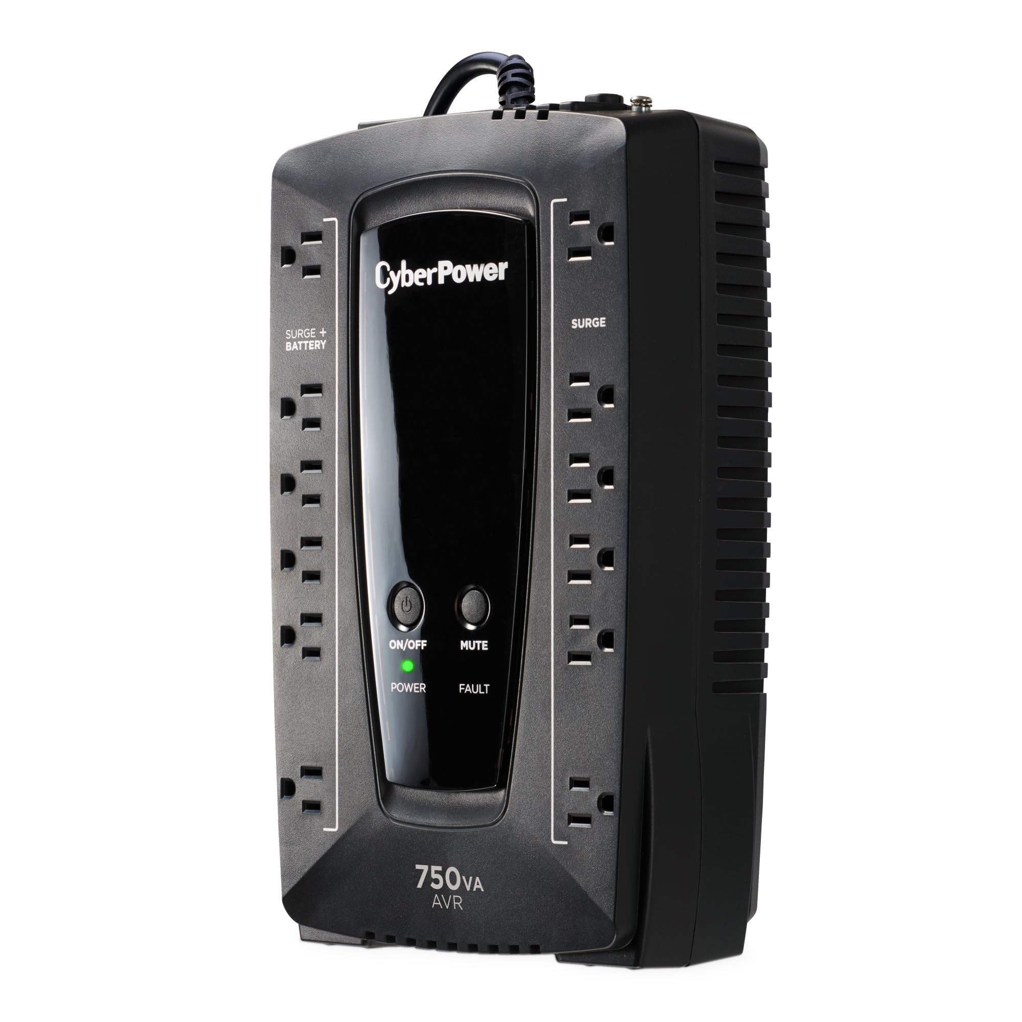 750VA AVR UPS 120V USB 12 OUT   5-15R 5FT RJ11 LINE-INT 3YR WTY