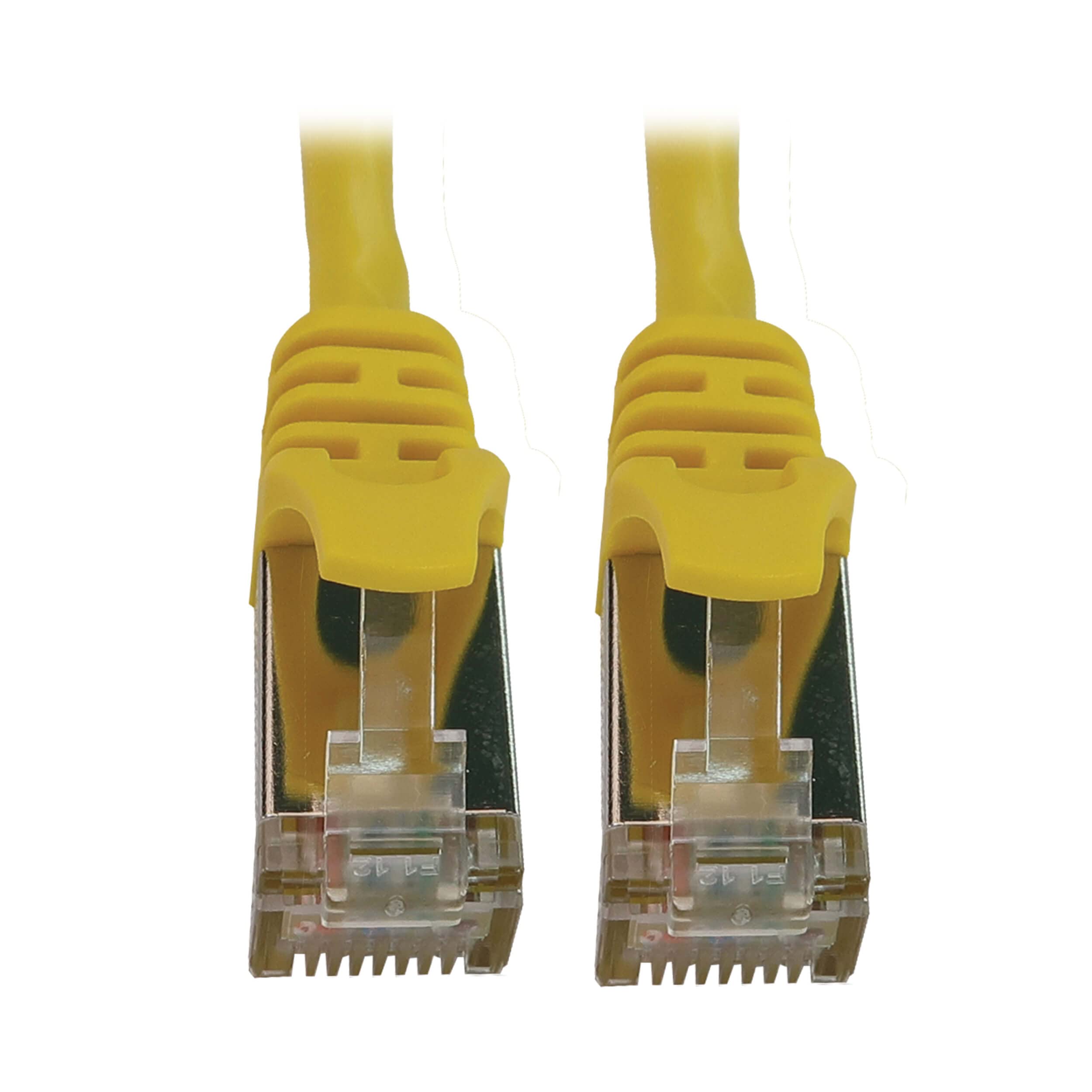 15FT CAT6A ENET CABLE SNAGLESS  SHIELDED SLIM 10G M/M YELLOW
