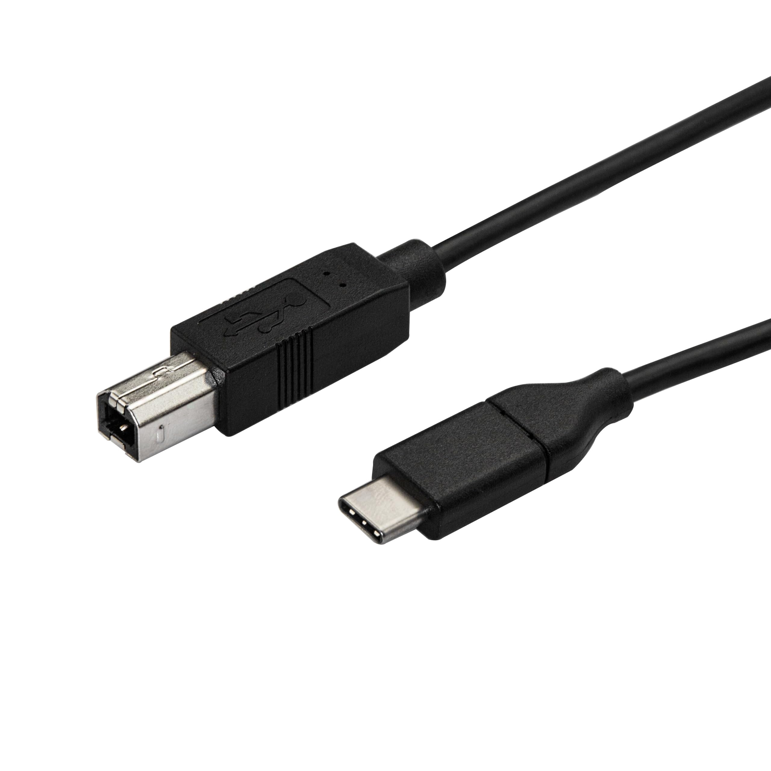 10FT USB C TO USB B PRINT CABLE USB 2.0 USB-C TO USB-B PRINTER CORD