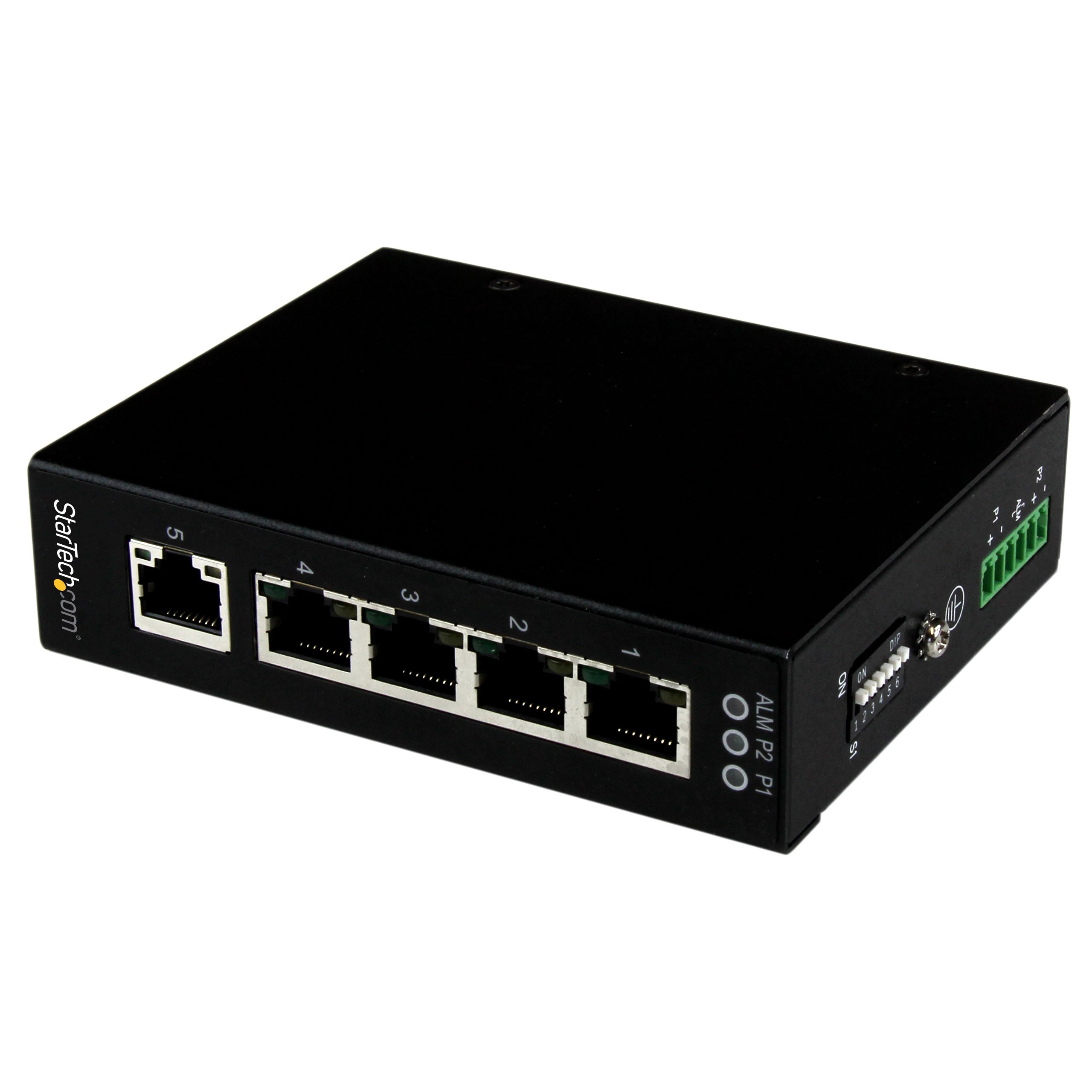 NETWORK UP TO 5 ETHERNET DEVICES THROUGH A RUGGED, INDUSTRIAL GIGABIT ETHERNET S