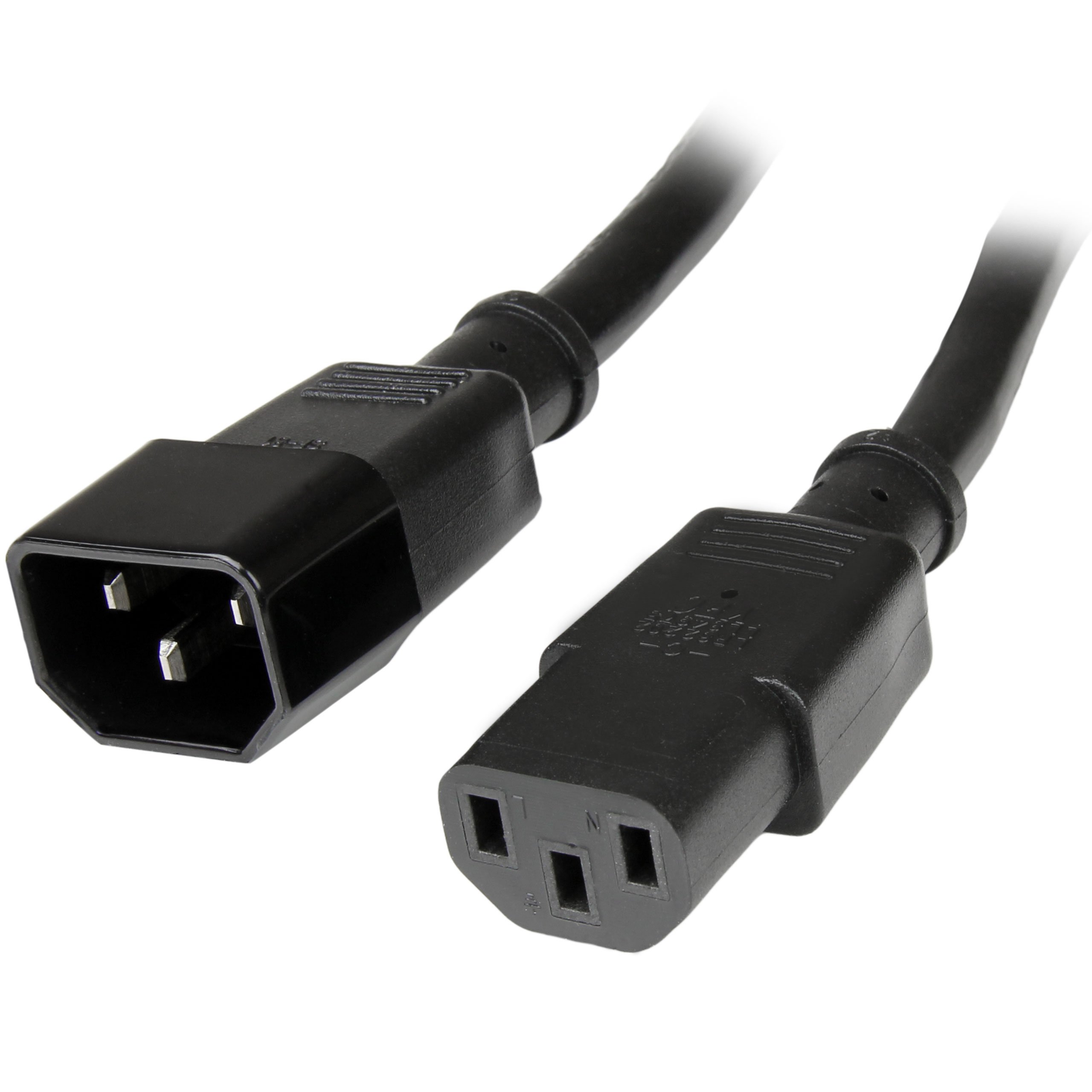 10FT POWER EXTENSION CORD C14   TO C13 COMPUTER MONITOR POWER CABLE